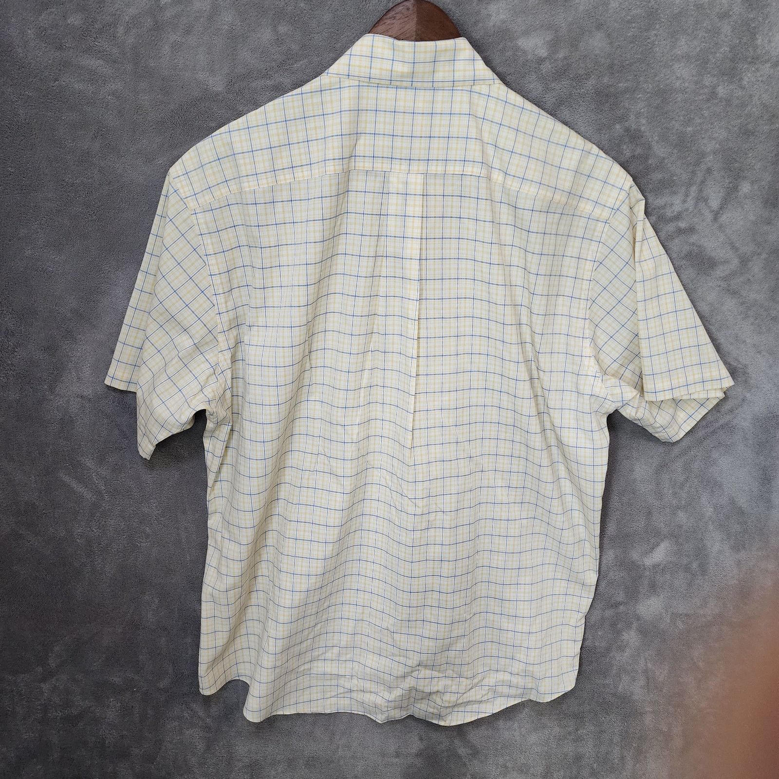 Brooks Brothers Brooks Brothers Large Grid Plaid Short Sleeve Shirt Size US L / EU 52-54 / 3 - 2 Thumbnail