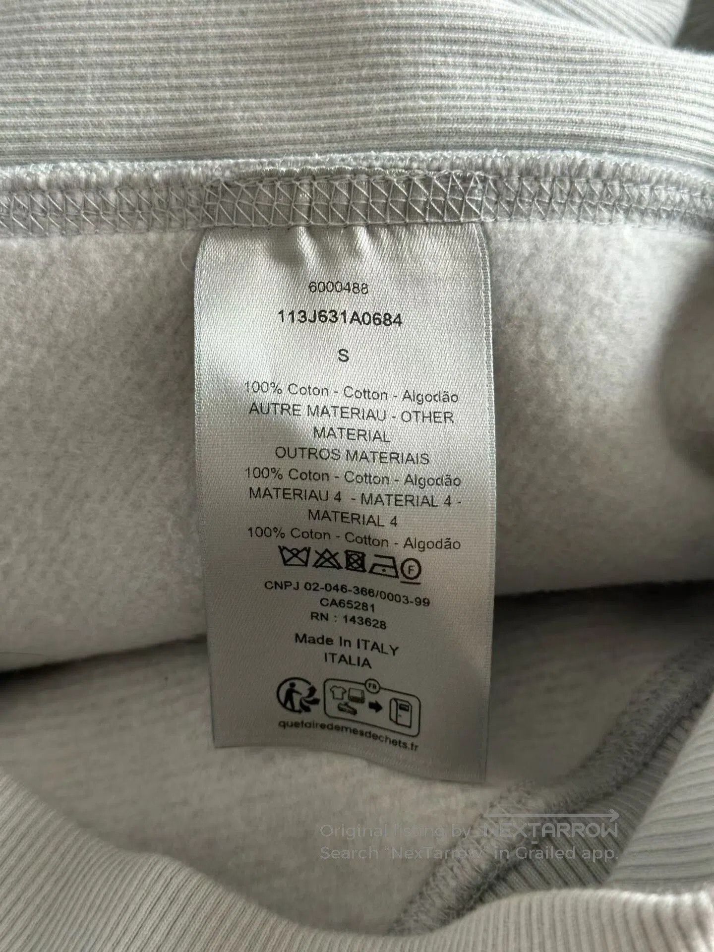 Dior Dior Terry Cloth Allover Print Hoodie. Size US S / EU 44-46 / 1 - 4 Thumbnail