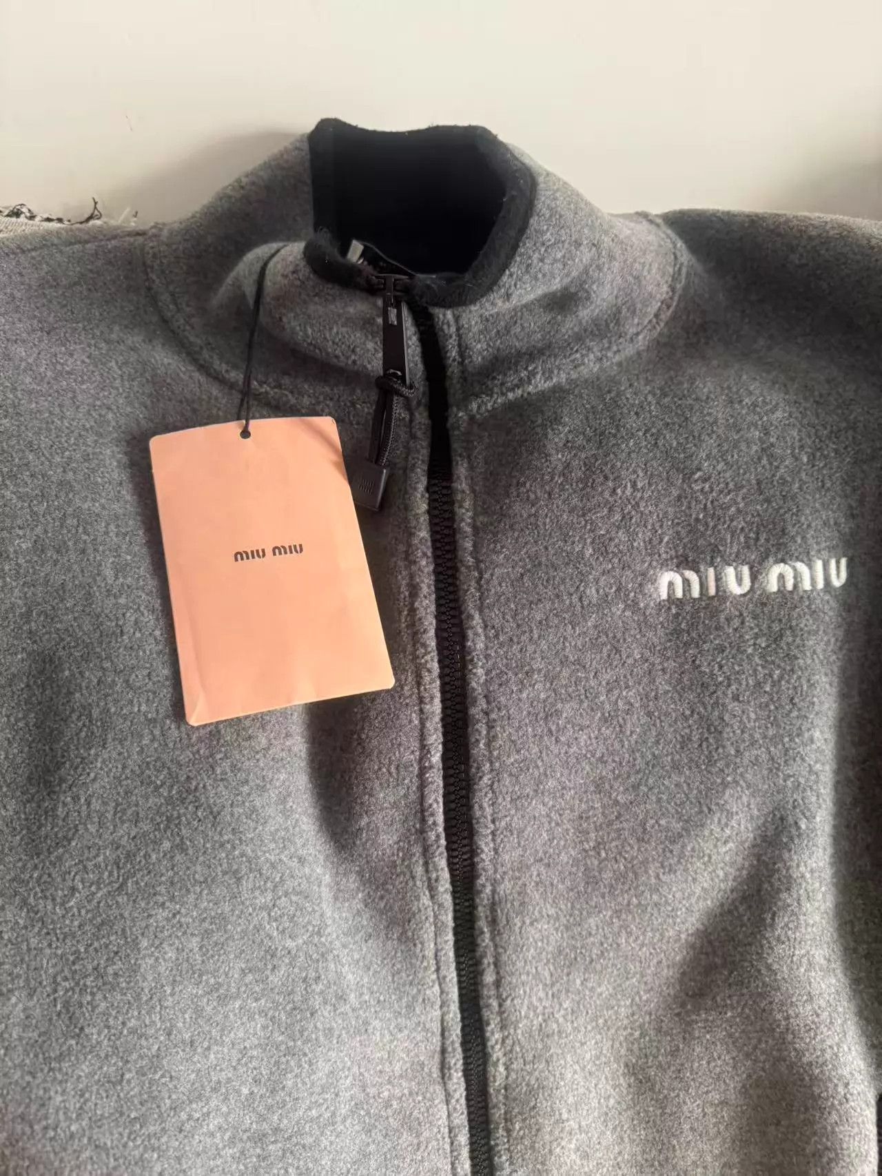 Miu Miu MIU MIU Runway Gray Fleece Vest S NWT Size S / US 4 / IT 40 - 3 Thumbnail