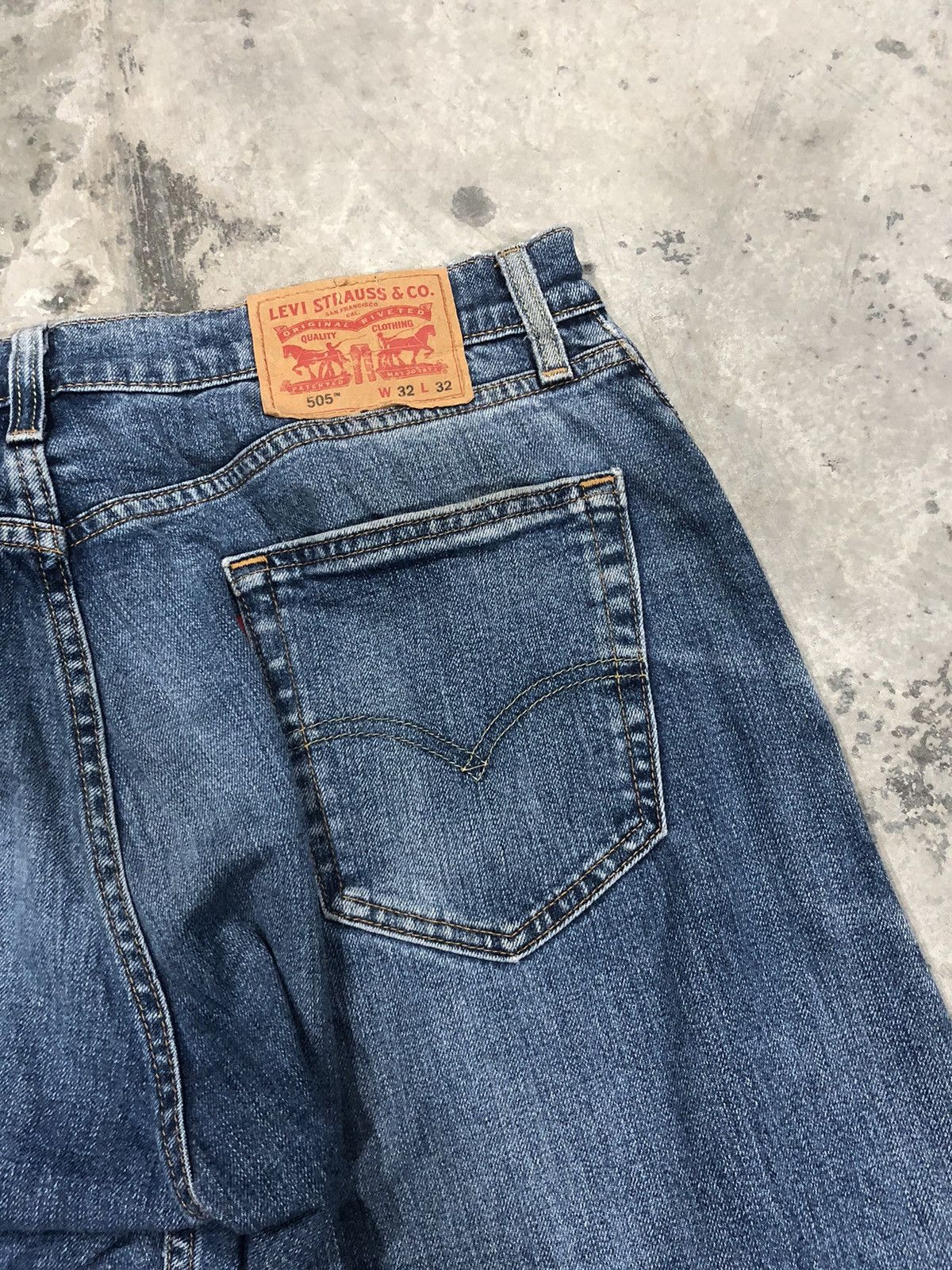 Levi's × Levi's Vintage Clothing Levi’s 505 Stonewashed Denim Jeans Size US 30 / EU 46 - 2 Thumbnail