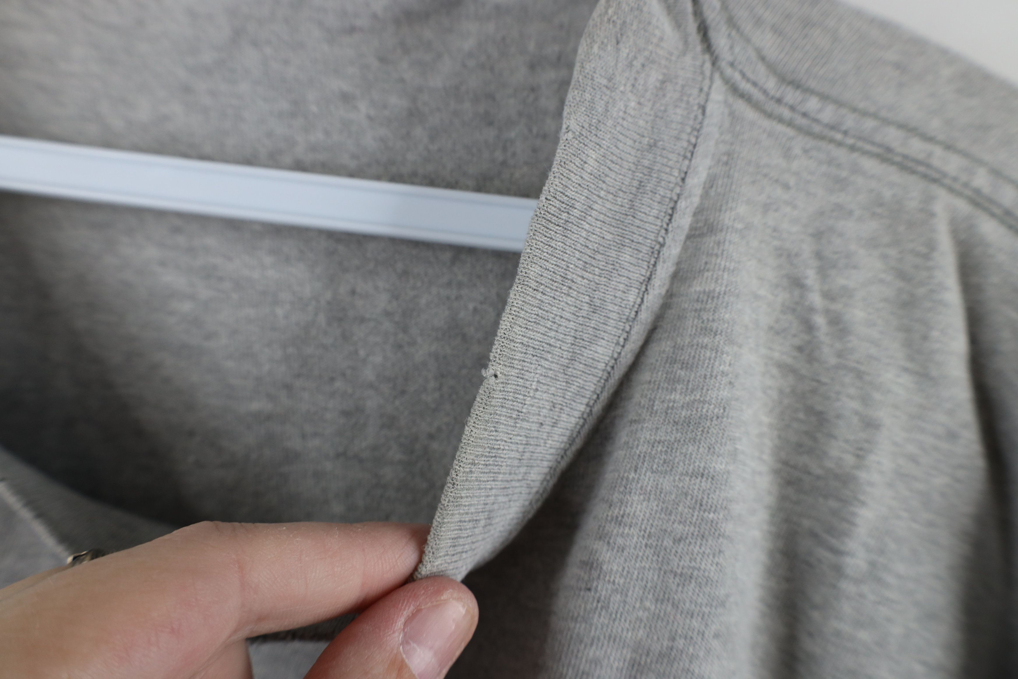 Vintage Vintage 90s Streetwear Blank Pocket T-Shirt Heather Gray Size US L / EU 52-54 / 3 - 8 Thumbnail