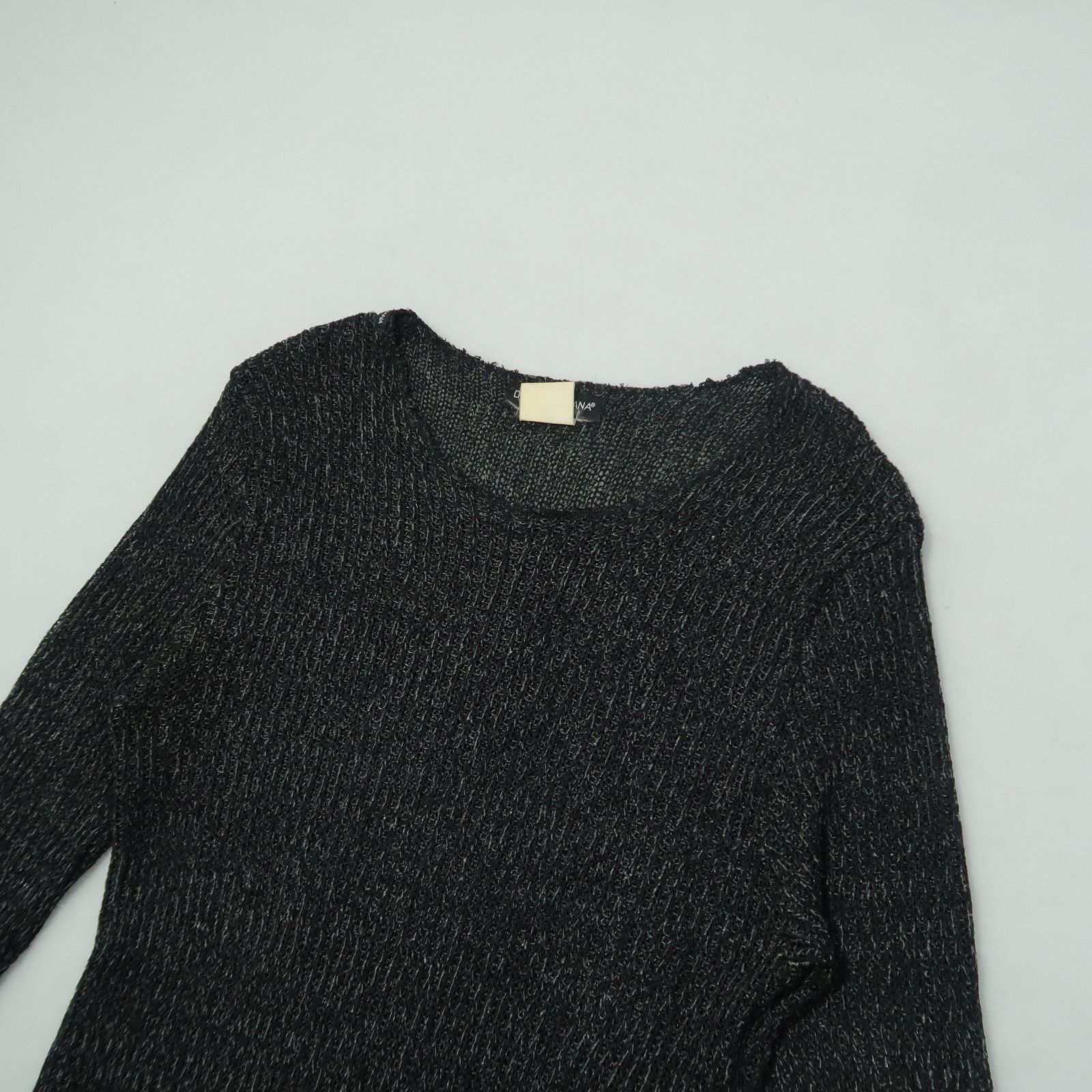 Dolce & Gabbana 00s Dolce & Gabbana Mesh Knit Sweater Unfinished Size US S / EU 44-46 / 1 - 3 Thumbnail