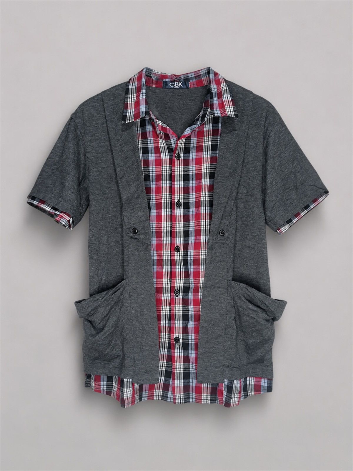 Beauty Beast CBK Japanese Archieve Plaid Shirt Double Layer Cardigan Size L / US 10 / IT 46 - 1 Thumbnail