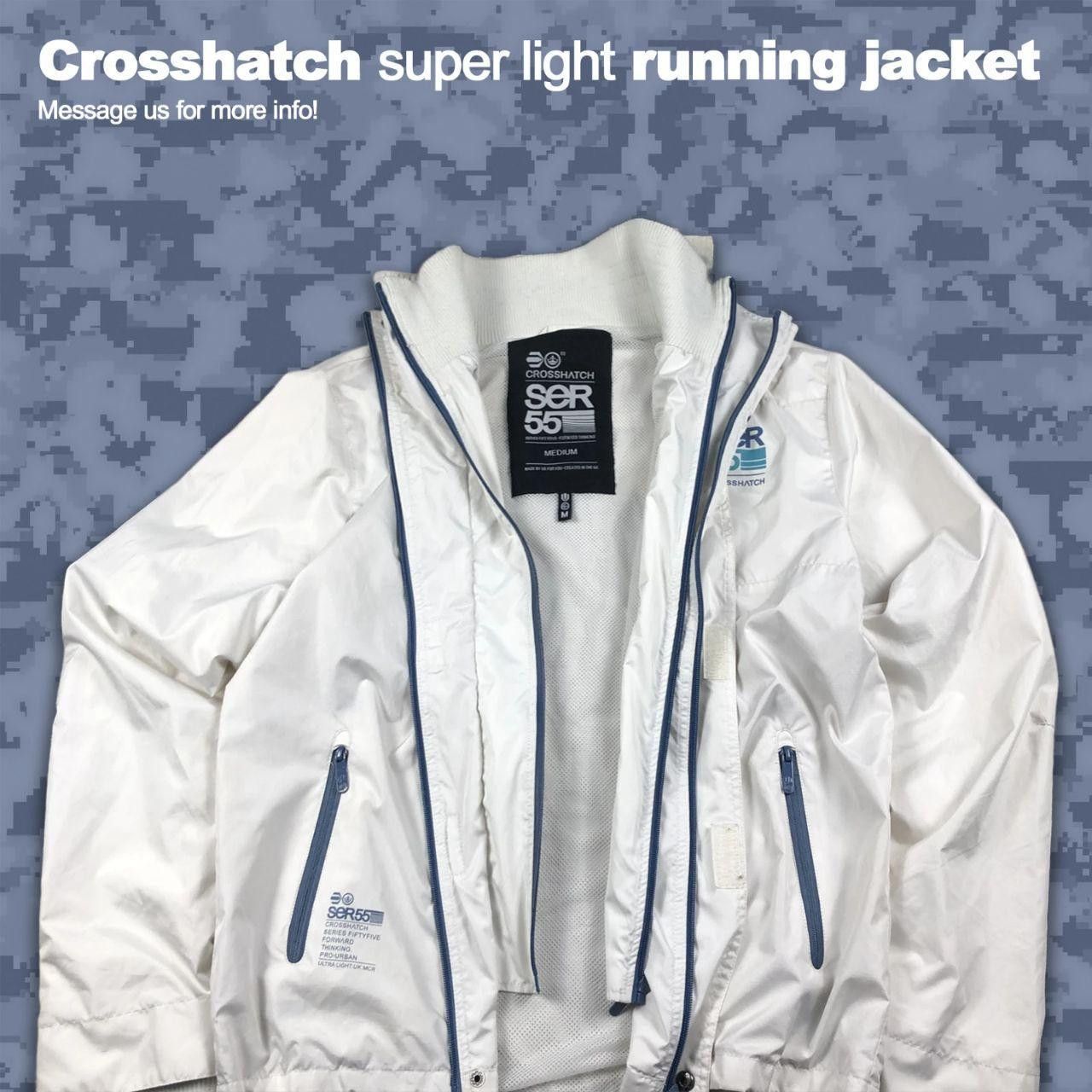 Other Lightweight Crosshatch running windbreaker jacket Size US M / EU 48-50 / 2 - 7 Thumbnail