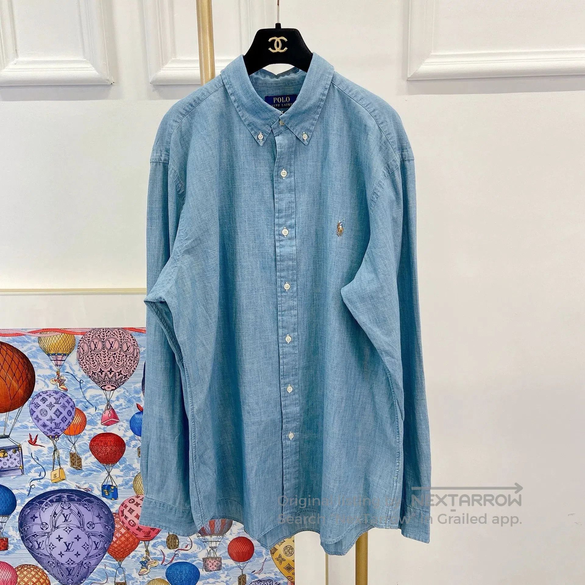 Polo Ralph Lauren Ralph Lauren Light Denim Shirt XL. Size US XL / EU 56 / 4 - 1 Thumbnail