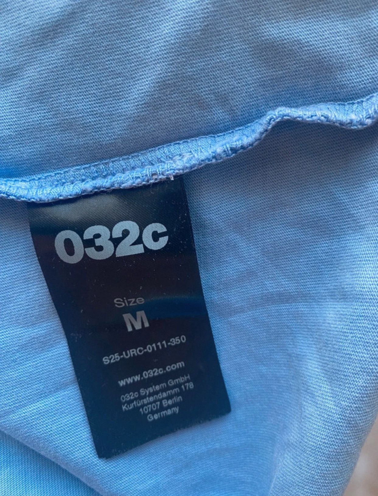 032c T-shirt “032c” Size US M / EU 48-50 / 2 - 4 Thumbnail