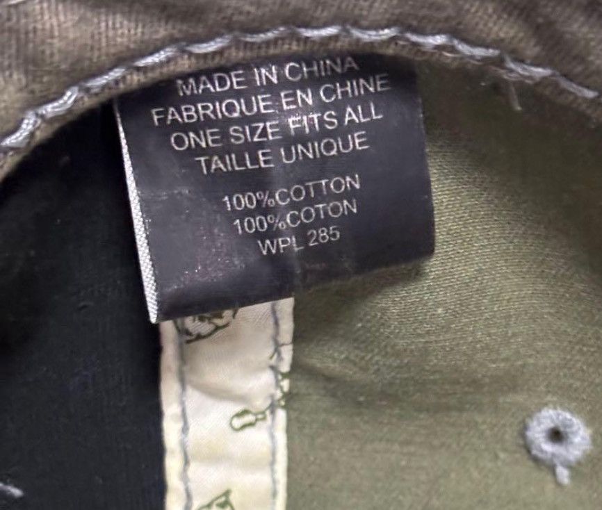 True Religion #1 Distressed Sashiko Stitched Base Ball Cap Size ONE SIZE - 7 Thumbnail
