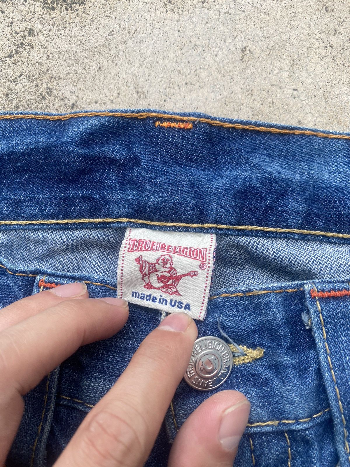 If Six Was Nine × Japanese Brand × True Religion True Religion Straight Cut Jeans Size US 37 - 6 Thumbnail