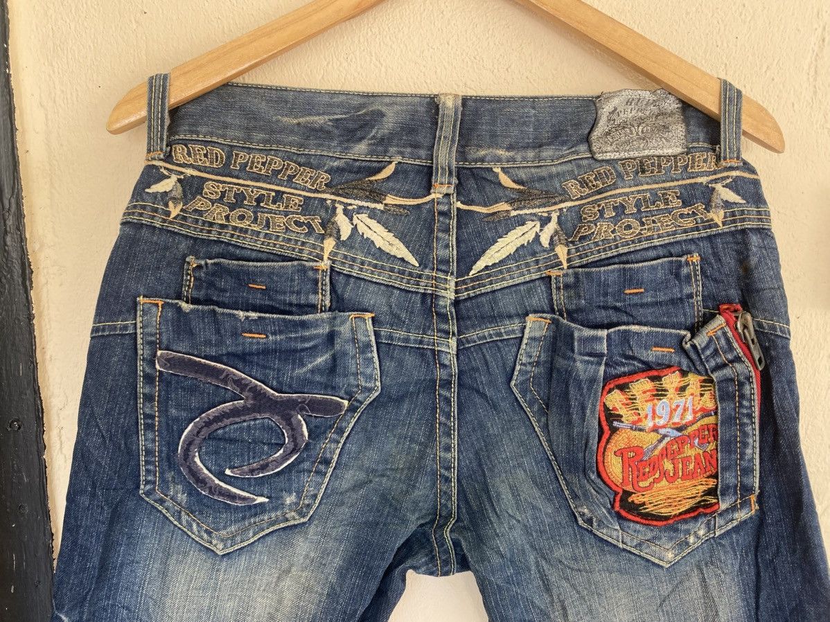 Le Grande Bleu (L.G.B.) RED PEPPER 2000s Denim Size US 32 / EU 48 - 5 Thumbnail