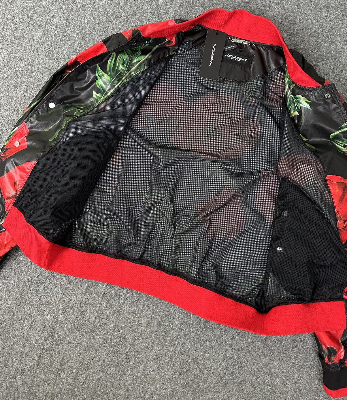 Dolce & Gabbana Dolce & Gabbana - Poppy Floral Print - Bomber Jacket Size US L / EU 52-54 / 3 - 10 Thumbnail