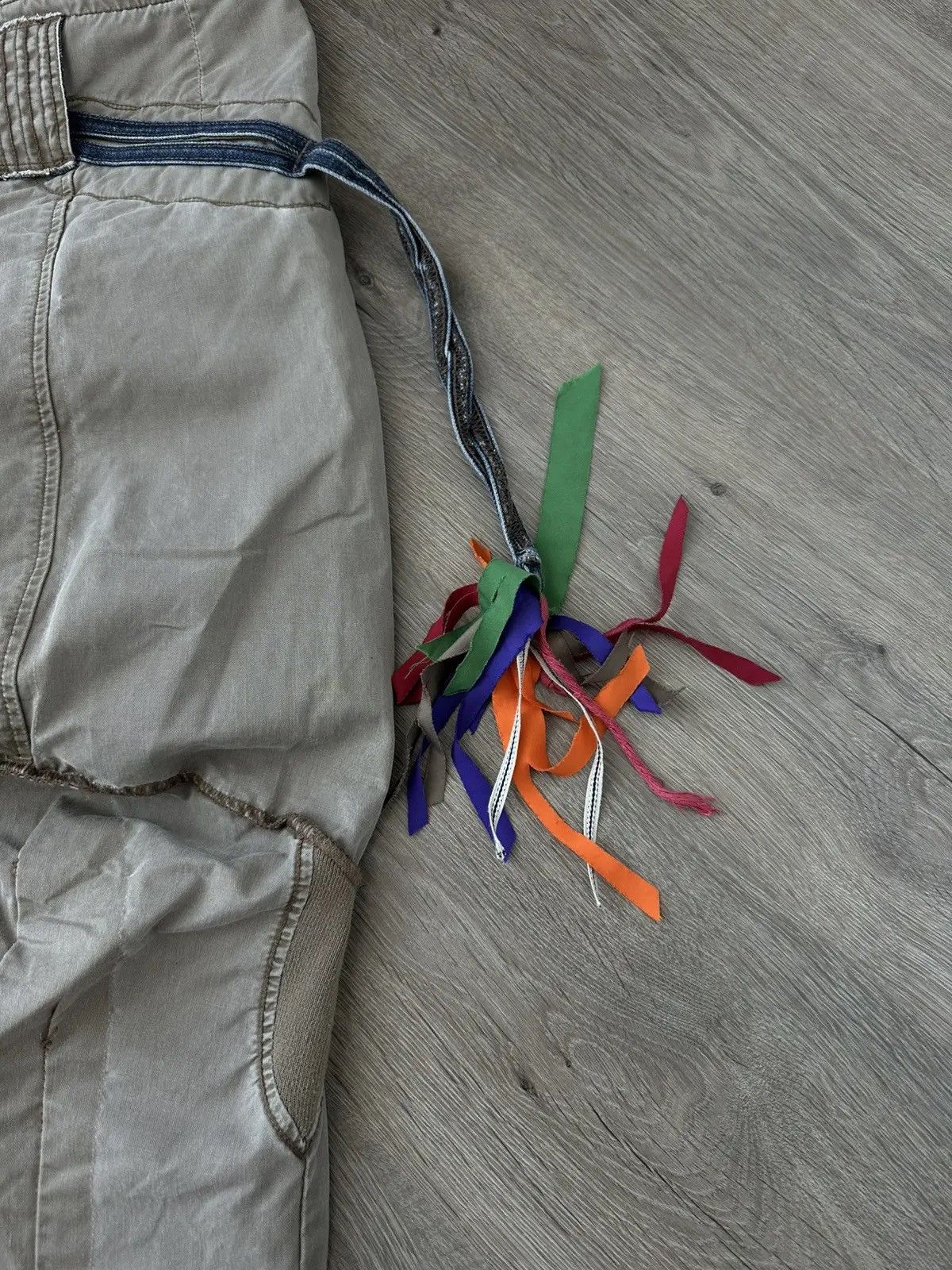 Marithe + Francois Girbaud Vintage Marithe Francois Girbaud Rare Emboired Ramie Pants Size US 27 - 6 Thumbnail
