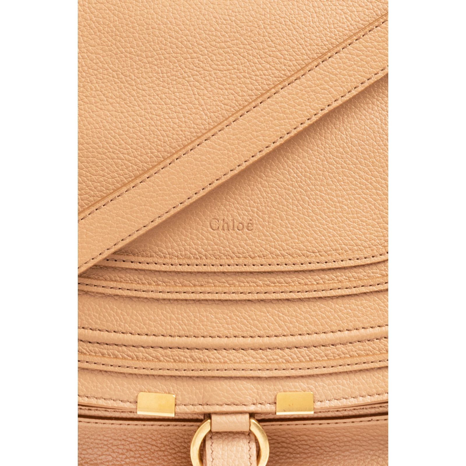 Chloe Chloe Medium Hobo Light Tan Grained Leather Shoulder Bag New Size ONE SIZE - 5 Thumbnail