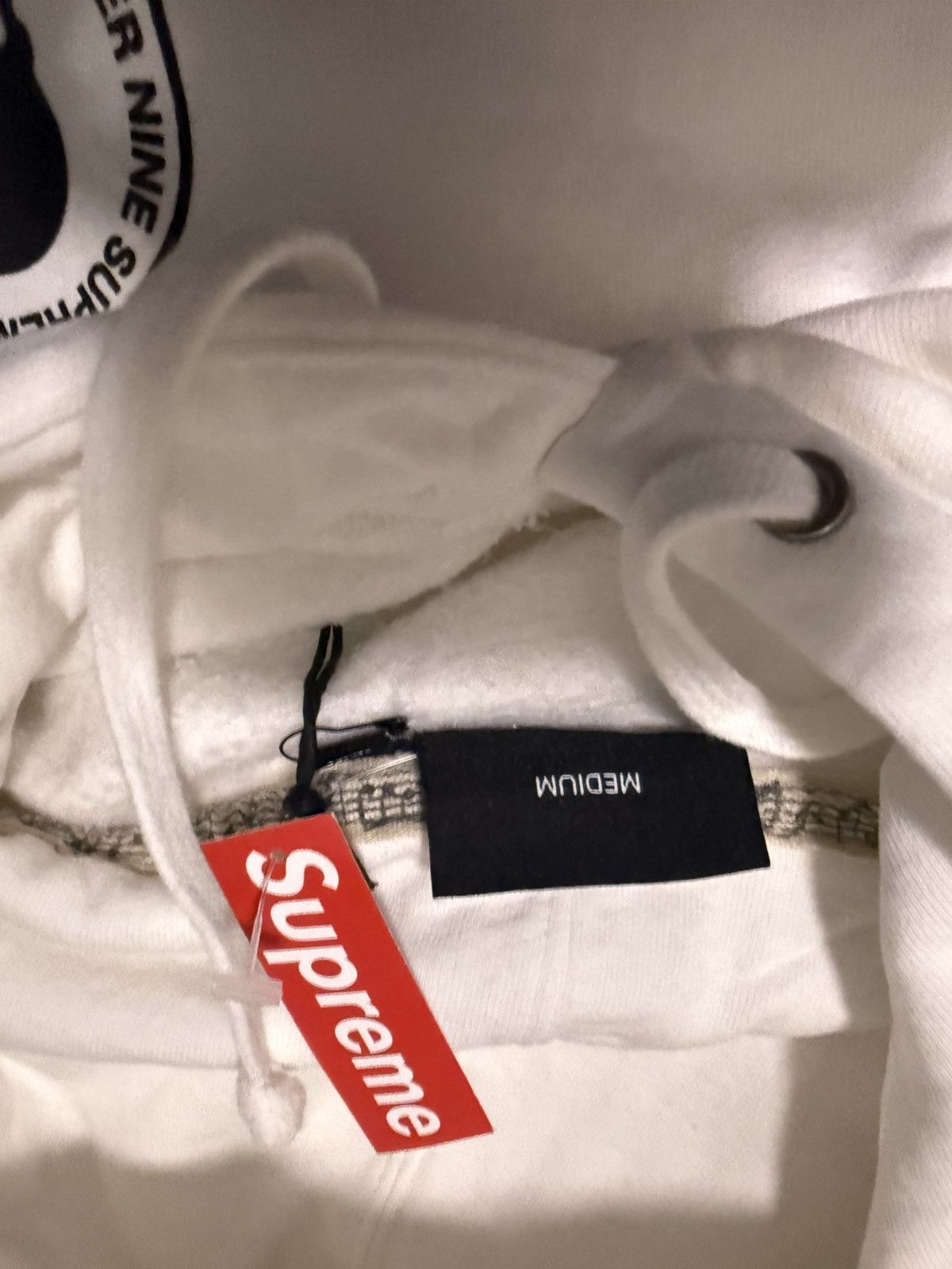 Number (N)ine × Supreme Supreme x Number Nine Pullover Hoodie Size US M / EU 48-50 / 2 - 5 Thumbnail