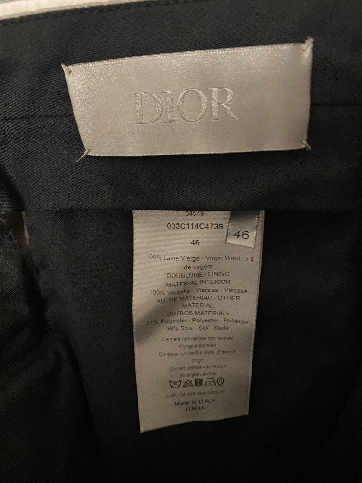 Dior Dior beige wool twill suit 46 Size 46R - 11 Thumbnail