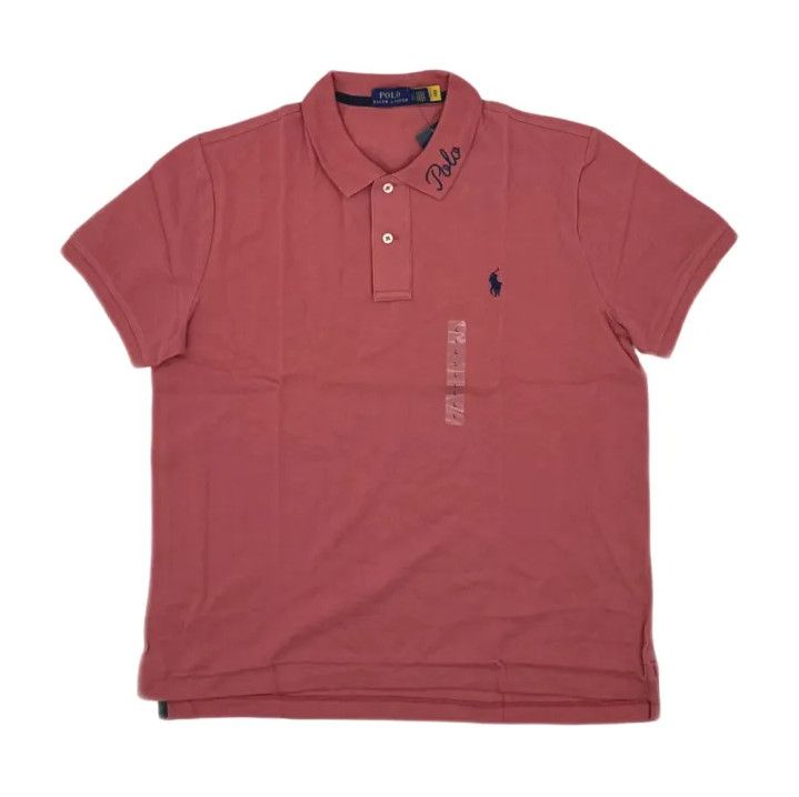 Polo Ralph Lauren Polo Ralph Lauren Coral Red Short Sleeve Polo Size US XL / EU 56 / 4 - 1 Thumbnail