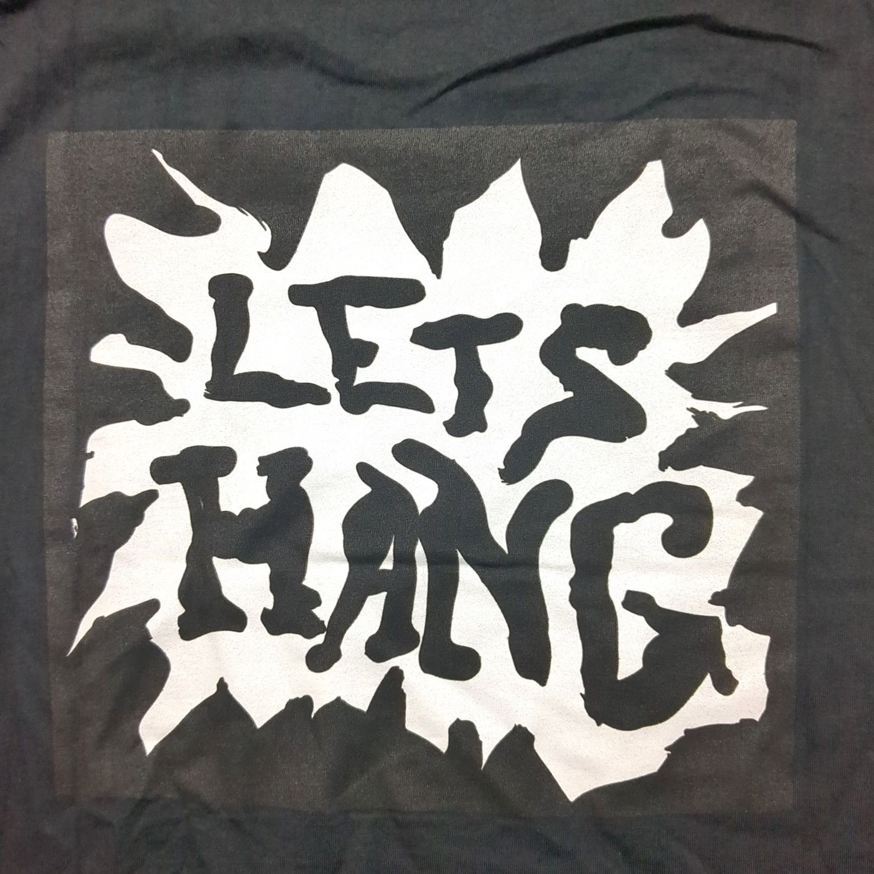 Vintage VINTAGE 4WorthDoing 4WD Lets Hang T-Shirt Mens M Black Crew Neck Short Sleeve Graphic Tee Urban Style Size US M / EU 48-50 / 2 - 2 Thumbnail