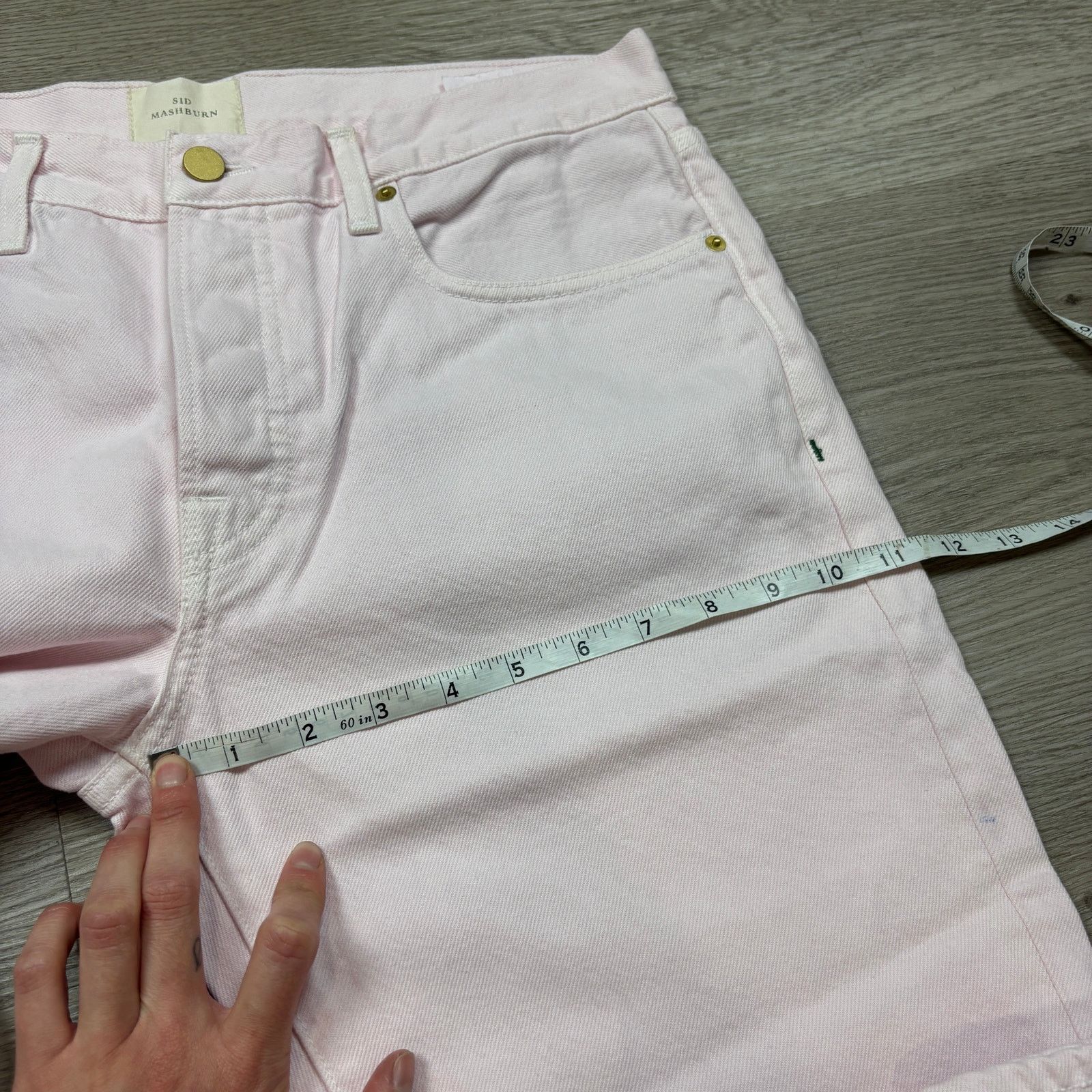 Sid Mashburn $150 Sid Mashburn Slim Straight Jeans Light Pink Men's 33x32 Size US 33 - 7 Thumbnail