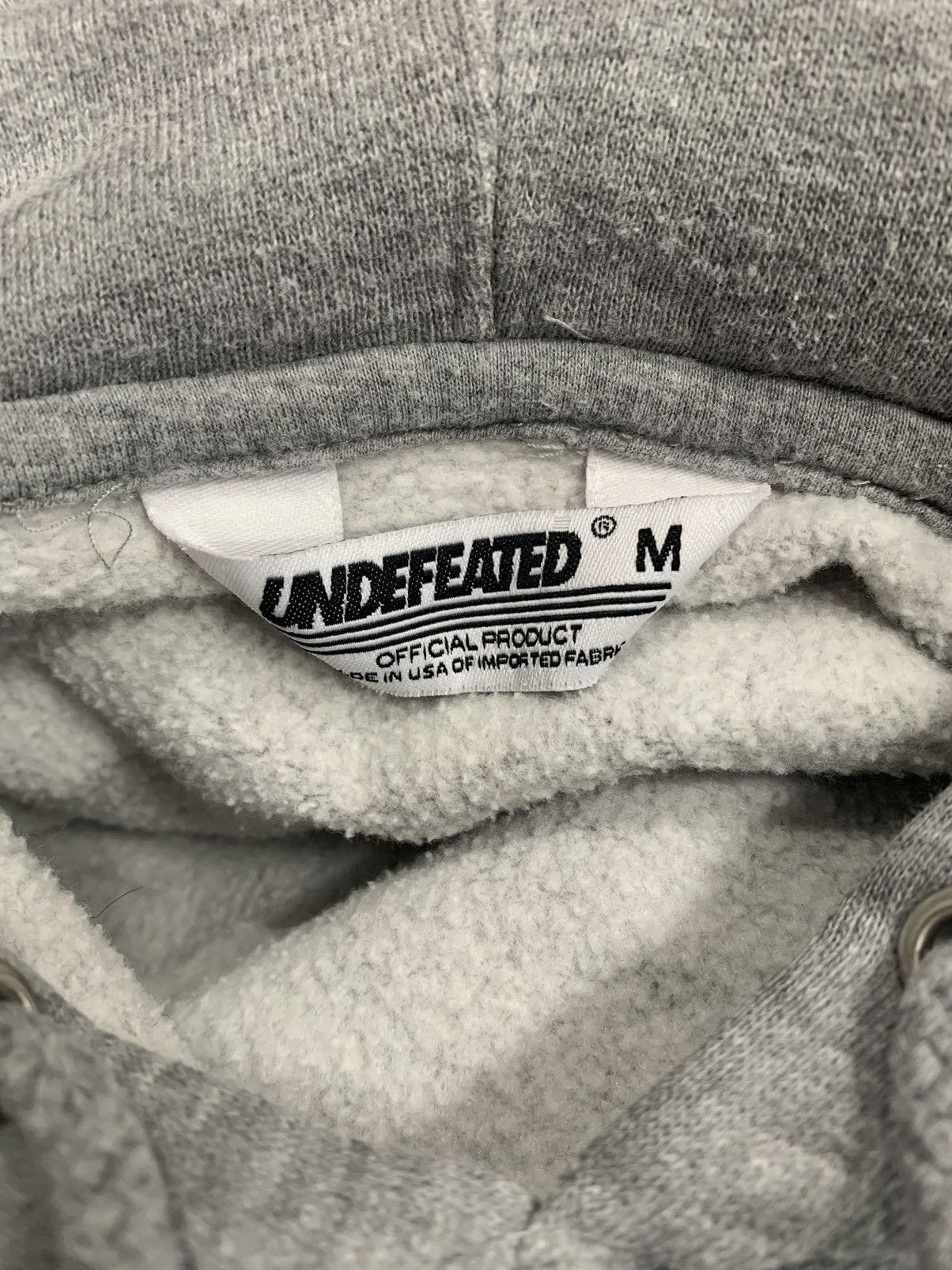 Undefeated Undefeated “UND” logo grey hoodie Size US M / EU 48-50 / 2 - 6 Thumbnail