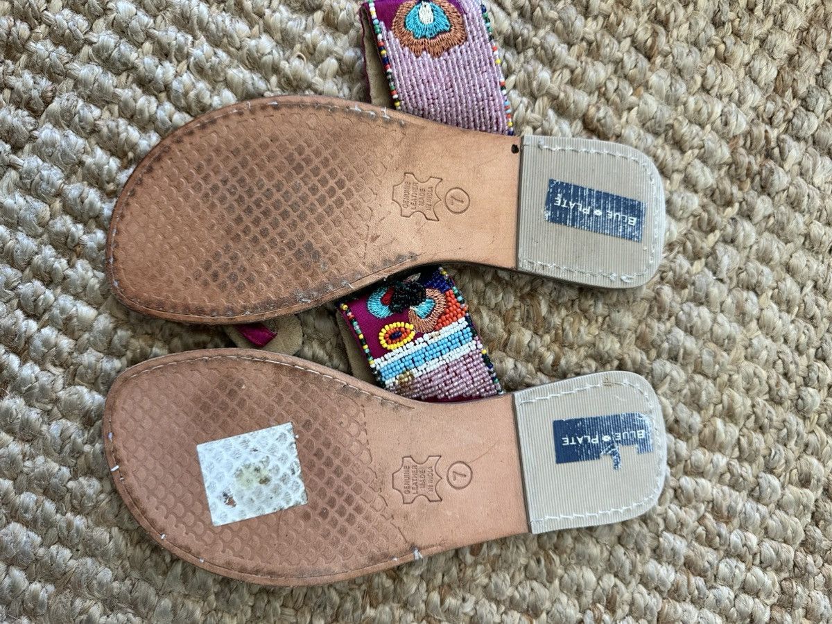 Other BLUE PLATE COLORFUL BEADED FLAT SANDALS SIZE 7 Size US 7 / IT 37 - 5 Thumbnail