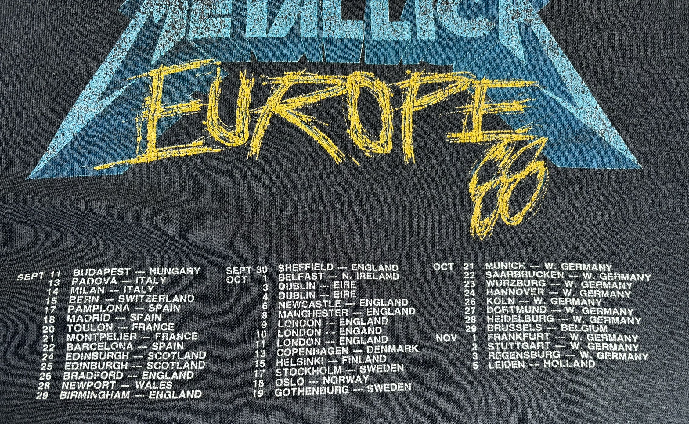 Metallica Metallica Europe 88 sweatshirt size. M Size US M / EU 48-50 / 2 - 15 Thumbnail