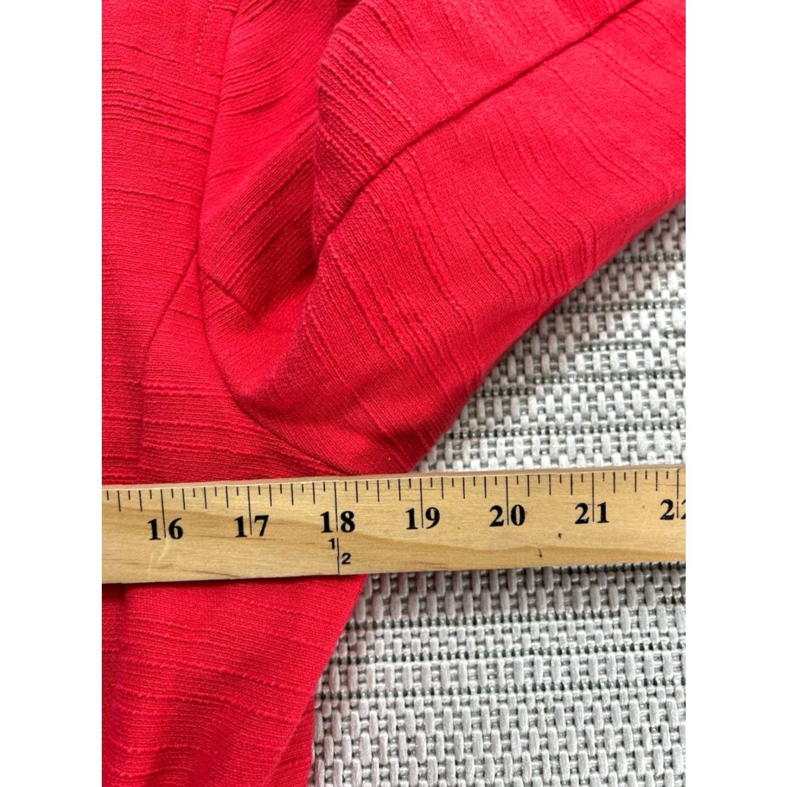 Banana Republic Banana Republic Coat Womens Small Red Textured Cotton Blend Belted Waist New Coat Special? Size S / US 4 / IT 40 - 6 Thumbnail