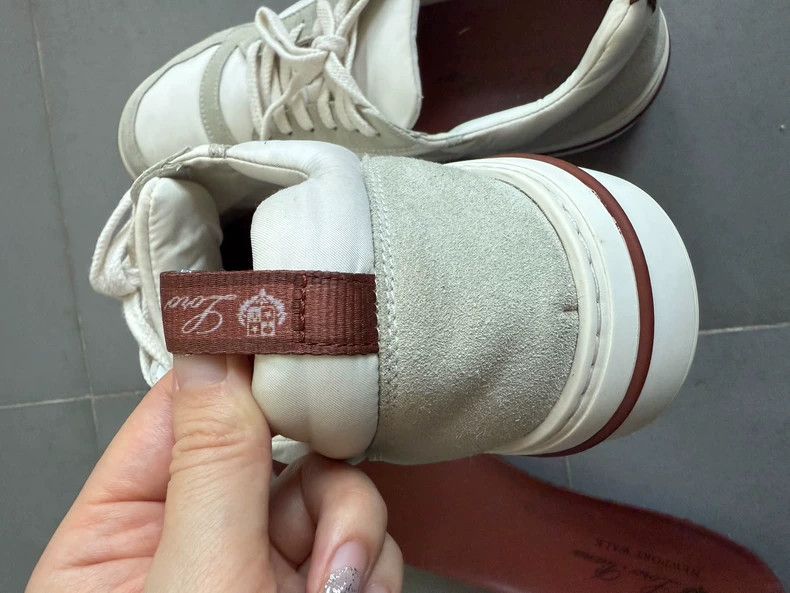 Loro Piana LORO PIANA Men's Casual Athletic Shoes with Patchwork Size US 7 / EU 40 - 6 Thumbnail