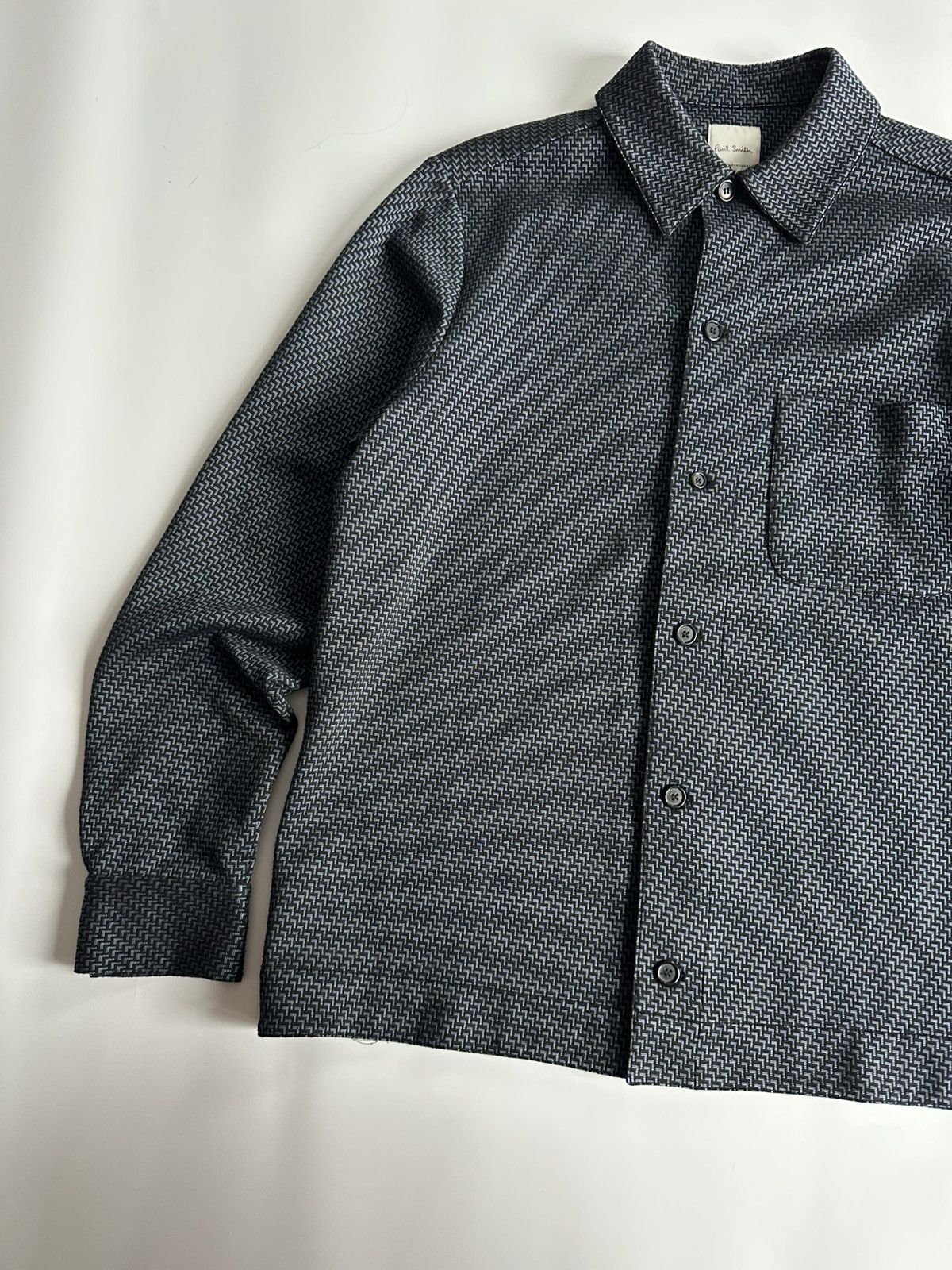 Paul Smith Paul Smith Viscose Jacquard overshirt shirt jacket Size US L / EU 52-54 / 3 - 5 Thumbnail