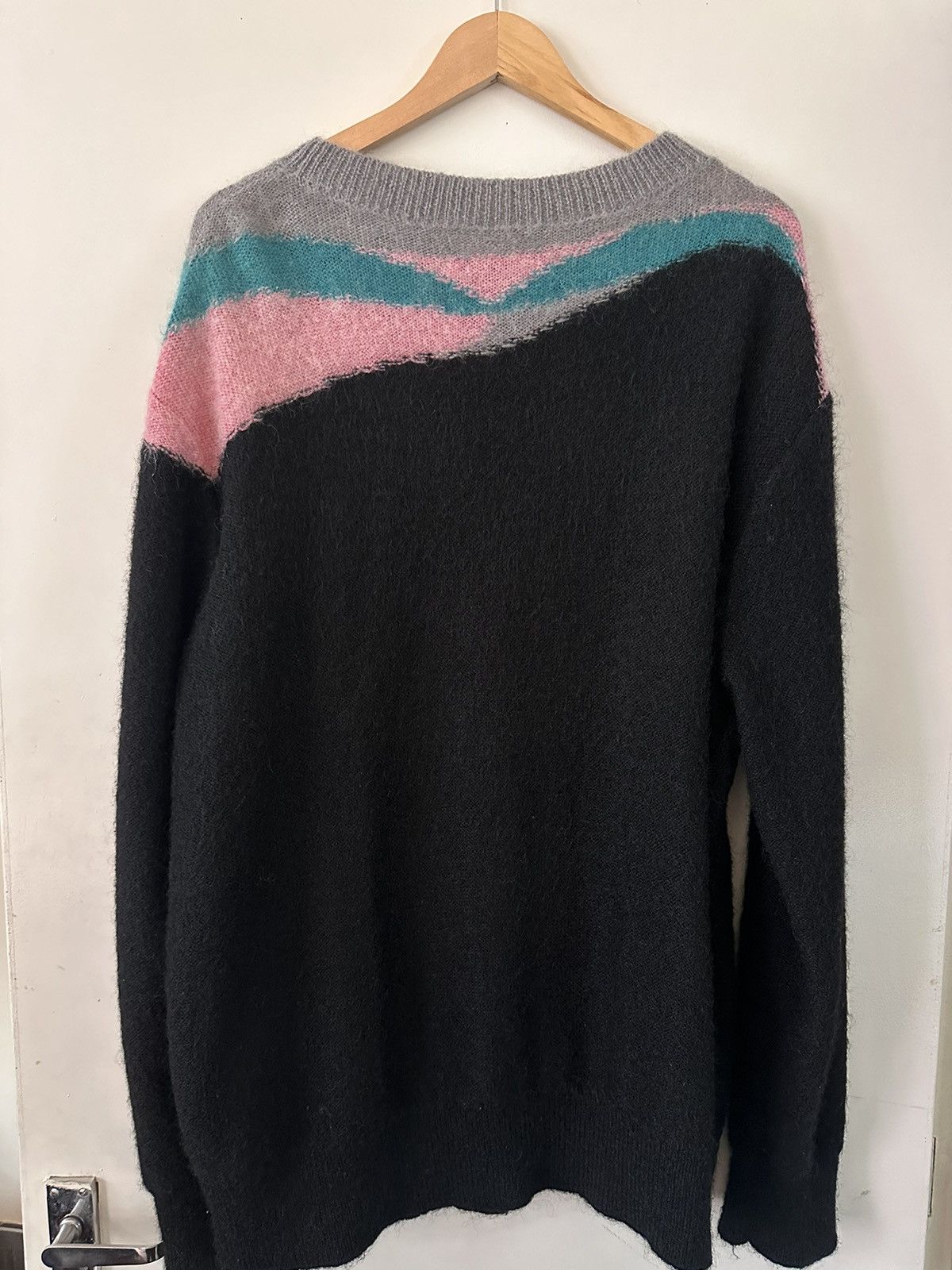 C2H4 C2H4 Ellipse Panelled Mohair Sweater Size US L / EU 52-54 / 3 - 2 Thumbnail