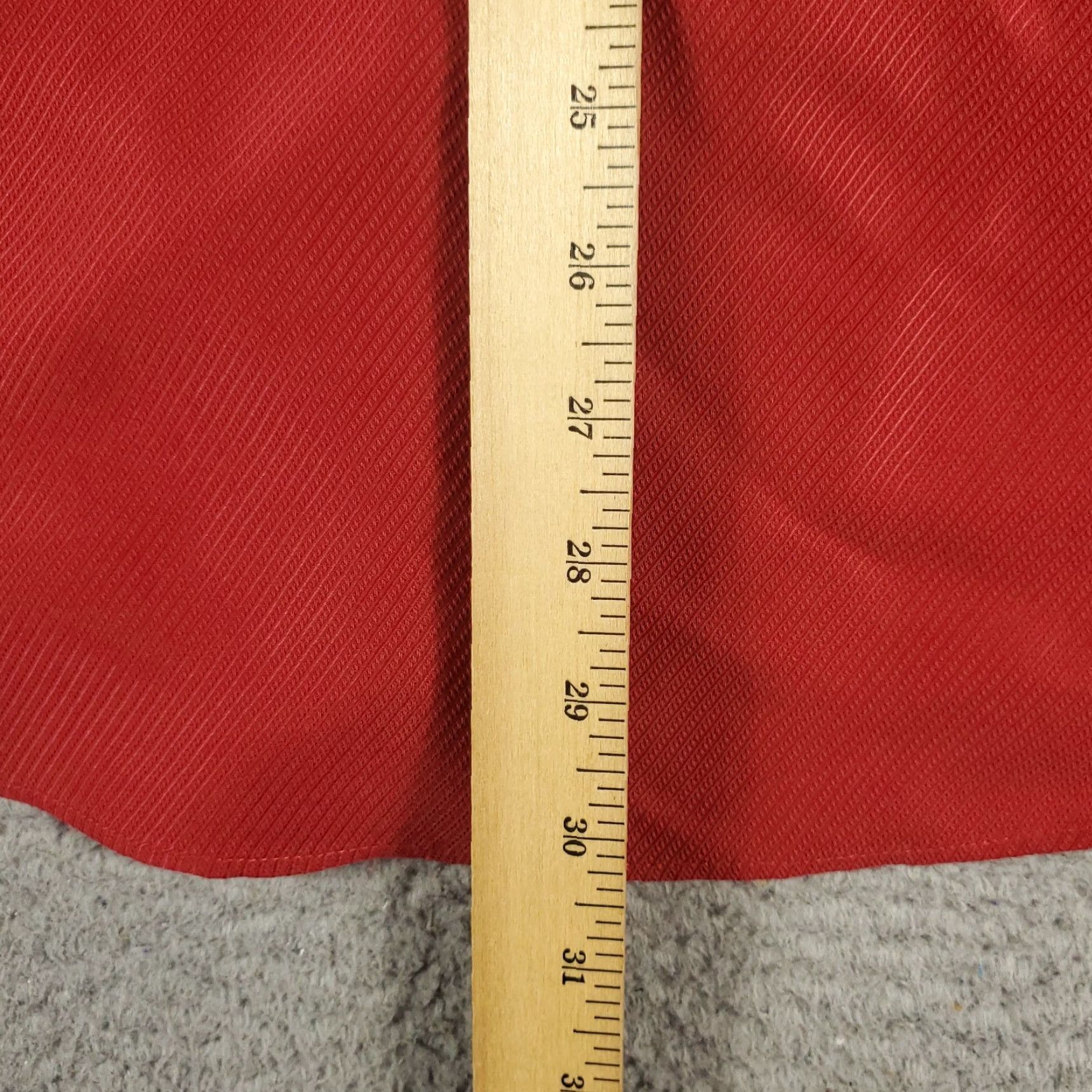 BUGATCHI Bugatchi Uomo Button-Up Shirt Mens Large Red Long Sleeve Casual Classic Preppy Size US L / EU 52-54 / 3 - 7 Thumbnail