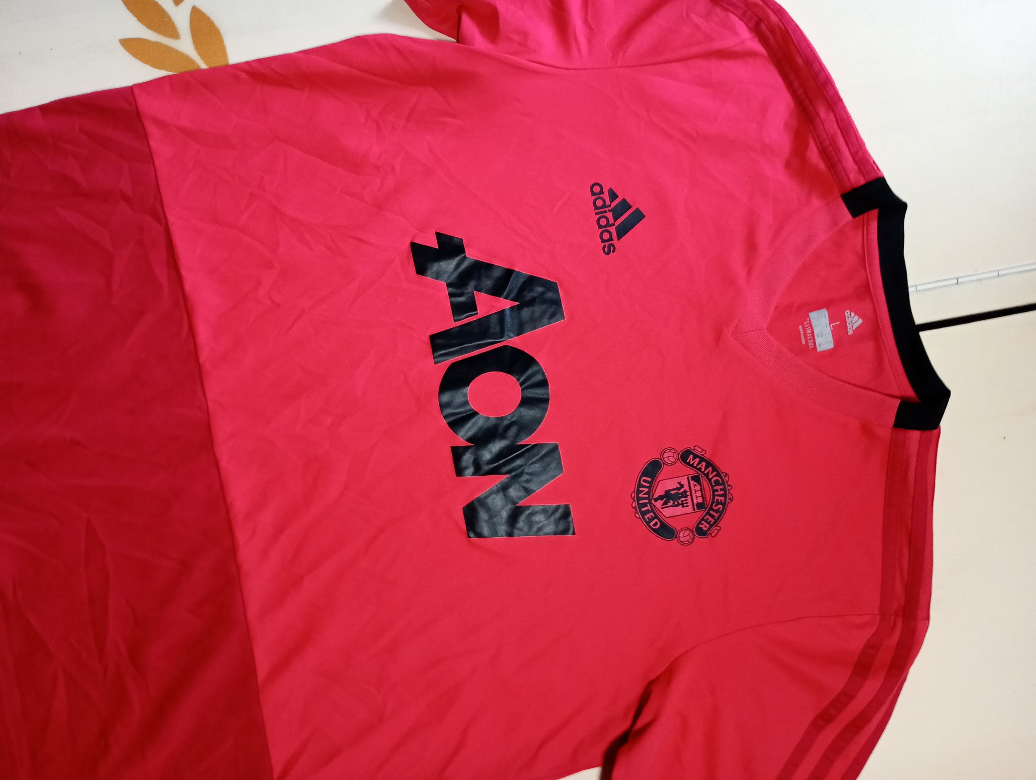 Adidas Adidas Manchester United Training Jersey 2018-2019 Size US L / EU 52-54 / 3 - 4 Thumbnail