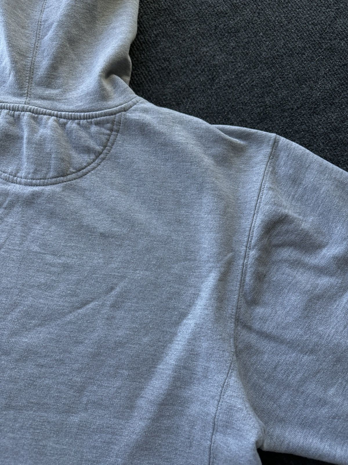 Vintage NEBRASKA HUSKERS 🚨 MEN GRAY BOXY HOODIE BIG LOGO Size US L / EU 52-54 / 3 - 14 Thumbnail
