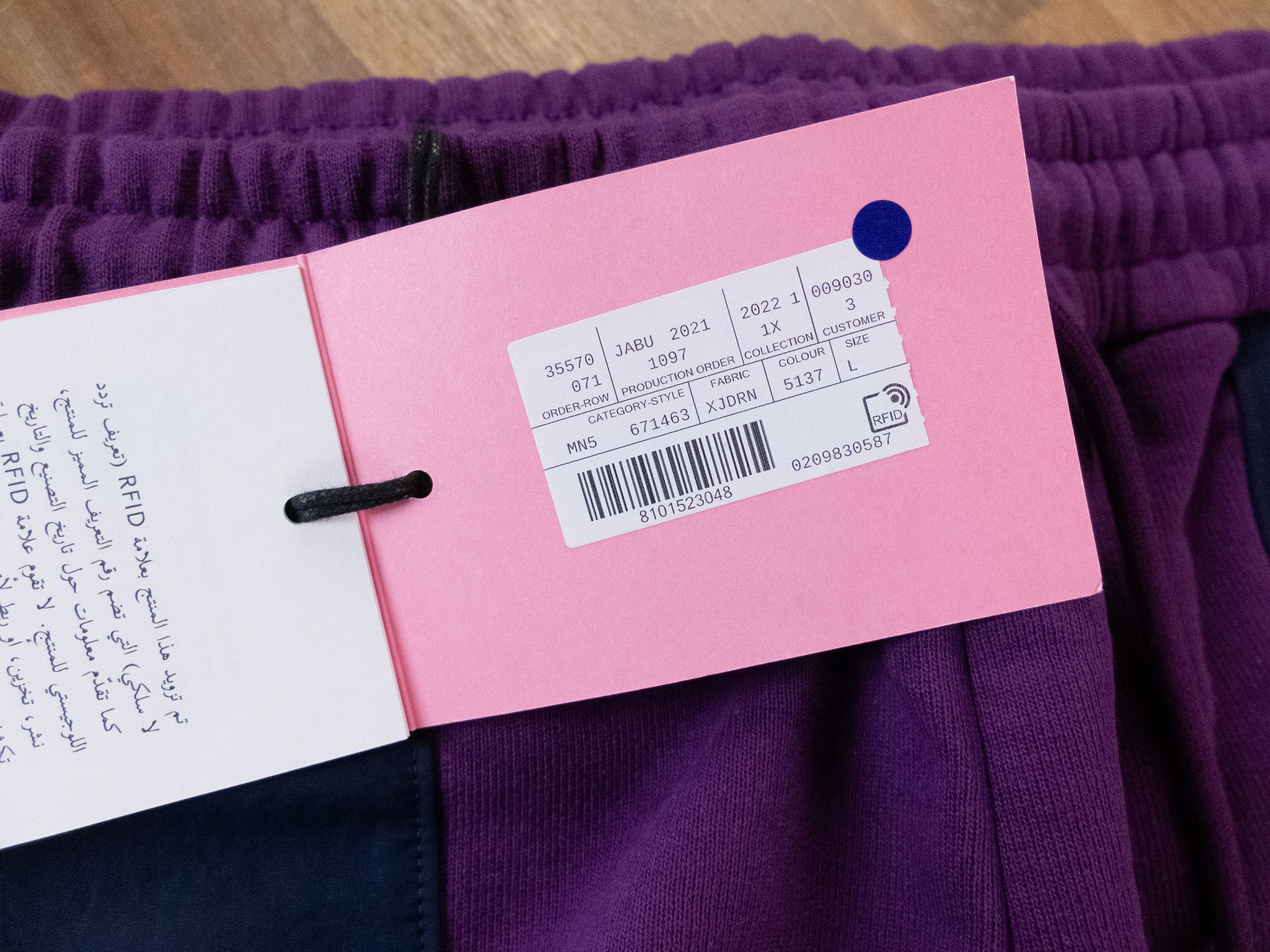 Gucci × The North Face GUCCI x NORTH FACE purple logo print sweatpants jogger Large Size US 34 / EU 50 - 6 Thumbnail