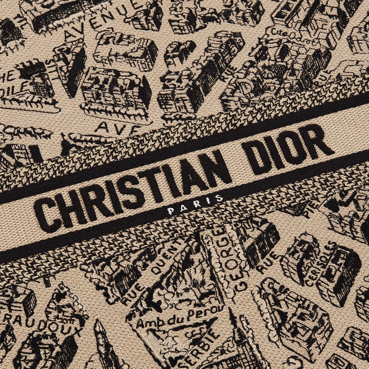 Dior o1bcso1str0226 Size:OS/Placemat in Beige/Black Size ONE SIZE - 2 Thumbnail
