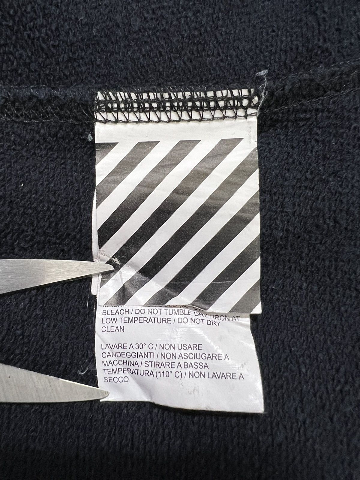 Off-White Off-White - Black Diag Stencil Shorts Size US 28 / EU 44 - 13 Thumbnail