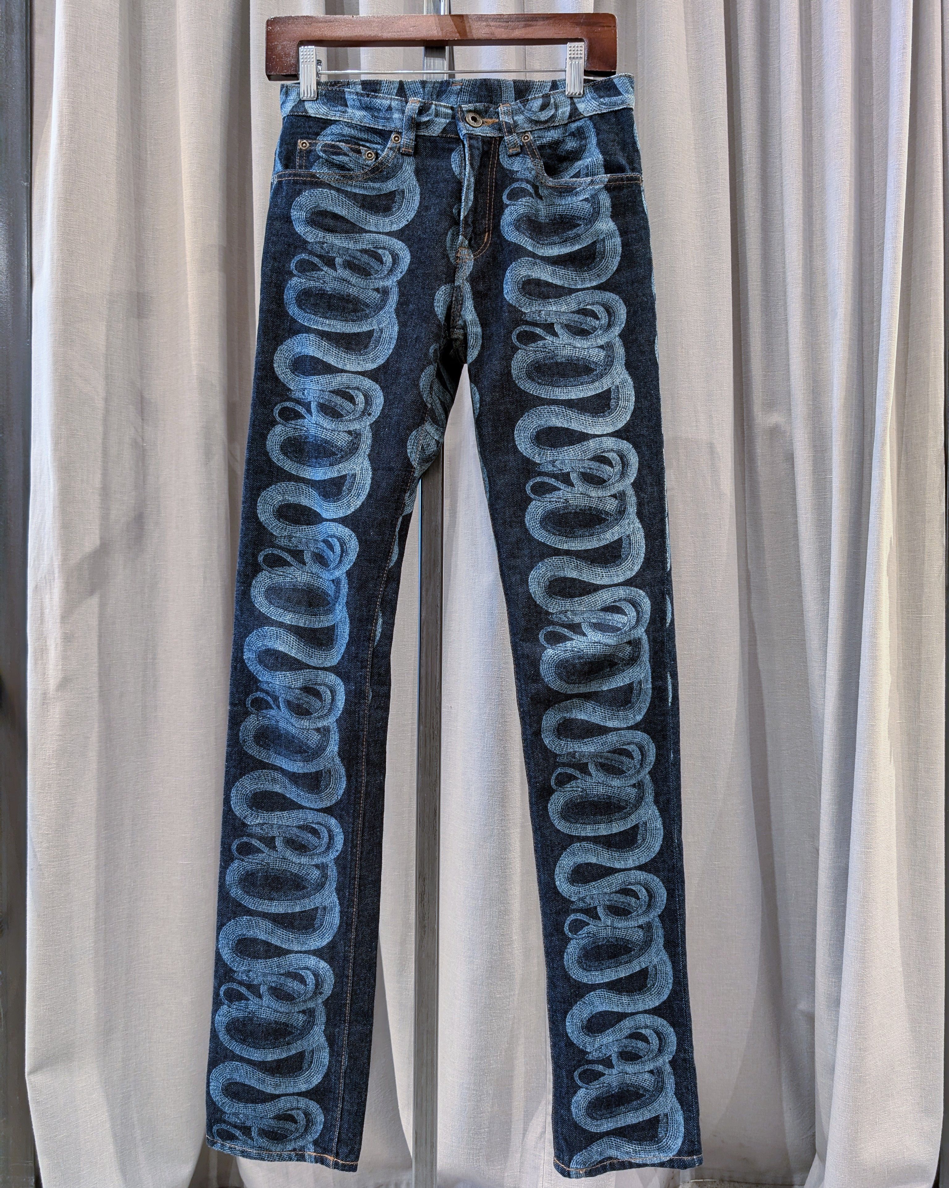 Hysteric Glamour Snake Denim | Grailed