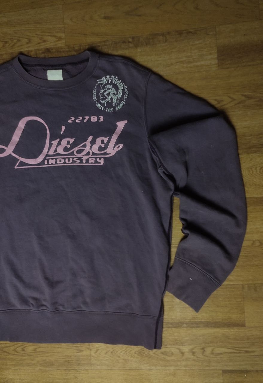 Diesel × Vintage Vintage Diesel Industry Archival Boxy Sweatshirt Y2K M Size US XL / EU 56 / 4 - 7 Thumbnail