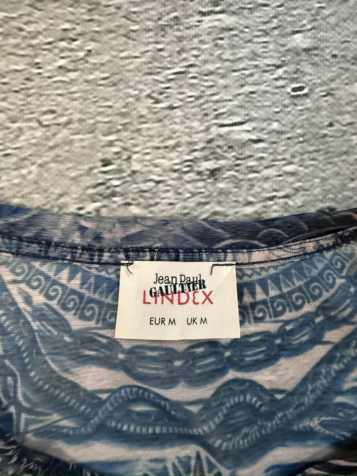 Jean Paul Gaultier Jean Paul Gaultier Lindex Tattoo Mesh Top longsleeve blouse Size M / US 6-8 / IT 42-44 - 2 Thumbnail