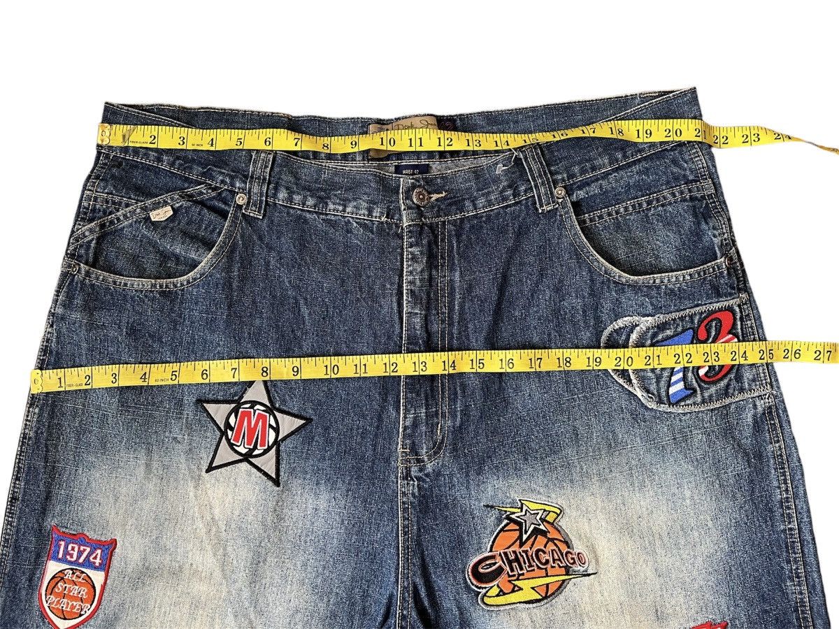 NBA 🔥Steals🔥 Vtg Y2K Dtek Jeans Hip Hop Baggy Style W42 x L32 Size US 42 / EU 58 - 16 Thumbnail