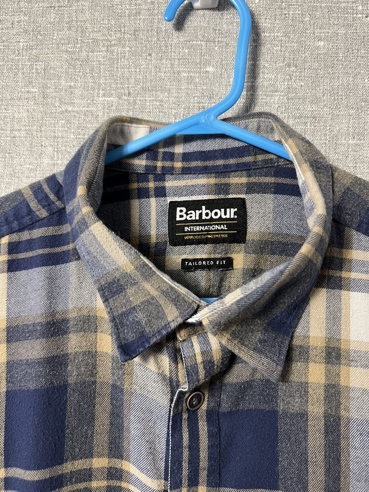 Barbour Barbour International Flannel Plaid Button Up‎ Shirt Size US L / EU 52-54 / 3 - 8 Thumbnail