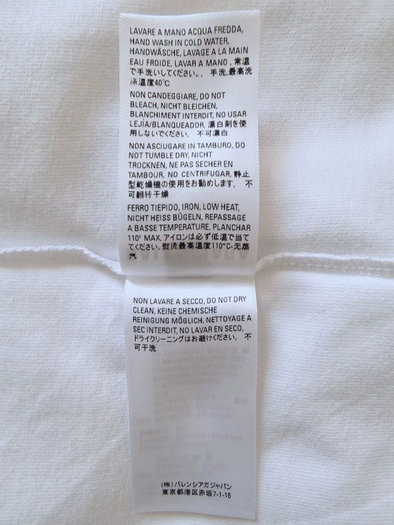 Balenciaga Balenciaga Pure white T-shirt 2505-Nextarrow Size US L / EU 52-54 / 3 - 7 Thumbnail