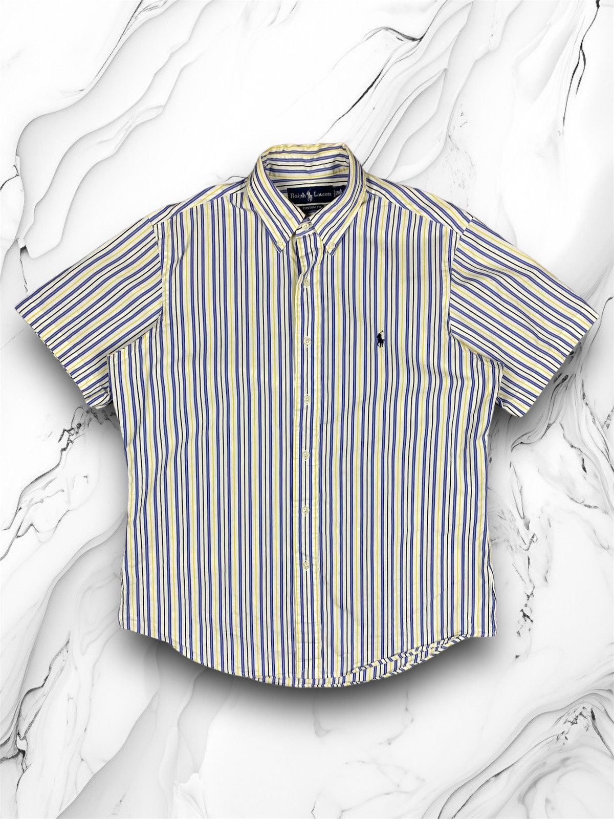 Polo Ralph Lauren Vintage Polo Ralph Lauren Designer Striped Button Up Shirt Size US L / EU 52-54 / 3 - 1 Thumbnail