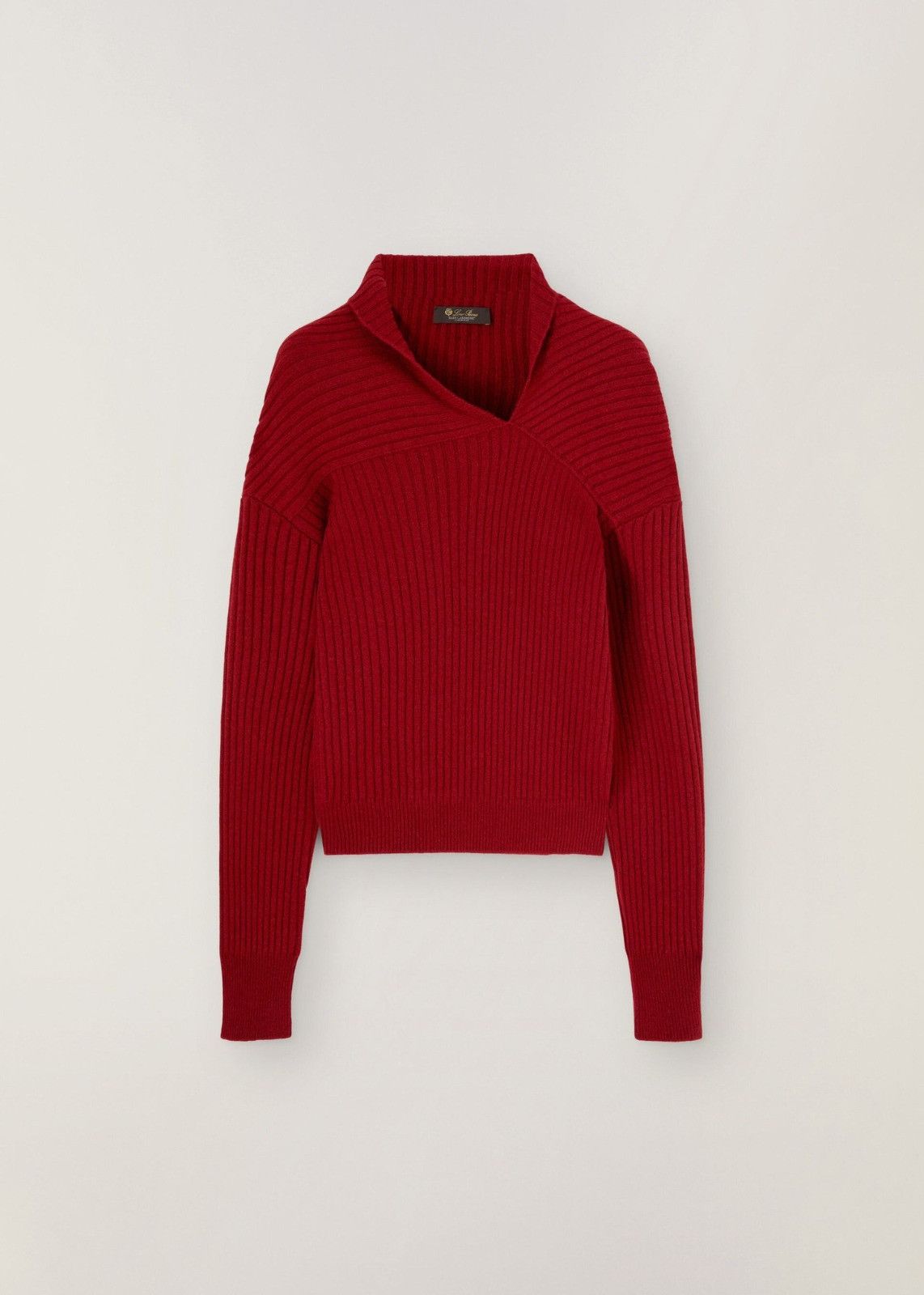 Loro Piana o1srvl11e0125 Mellbreak V-Neck Sweater in Red Size S / US 4 / IT 40 - 1 Thumbnail