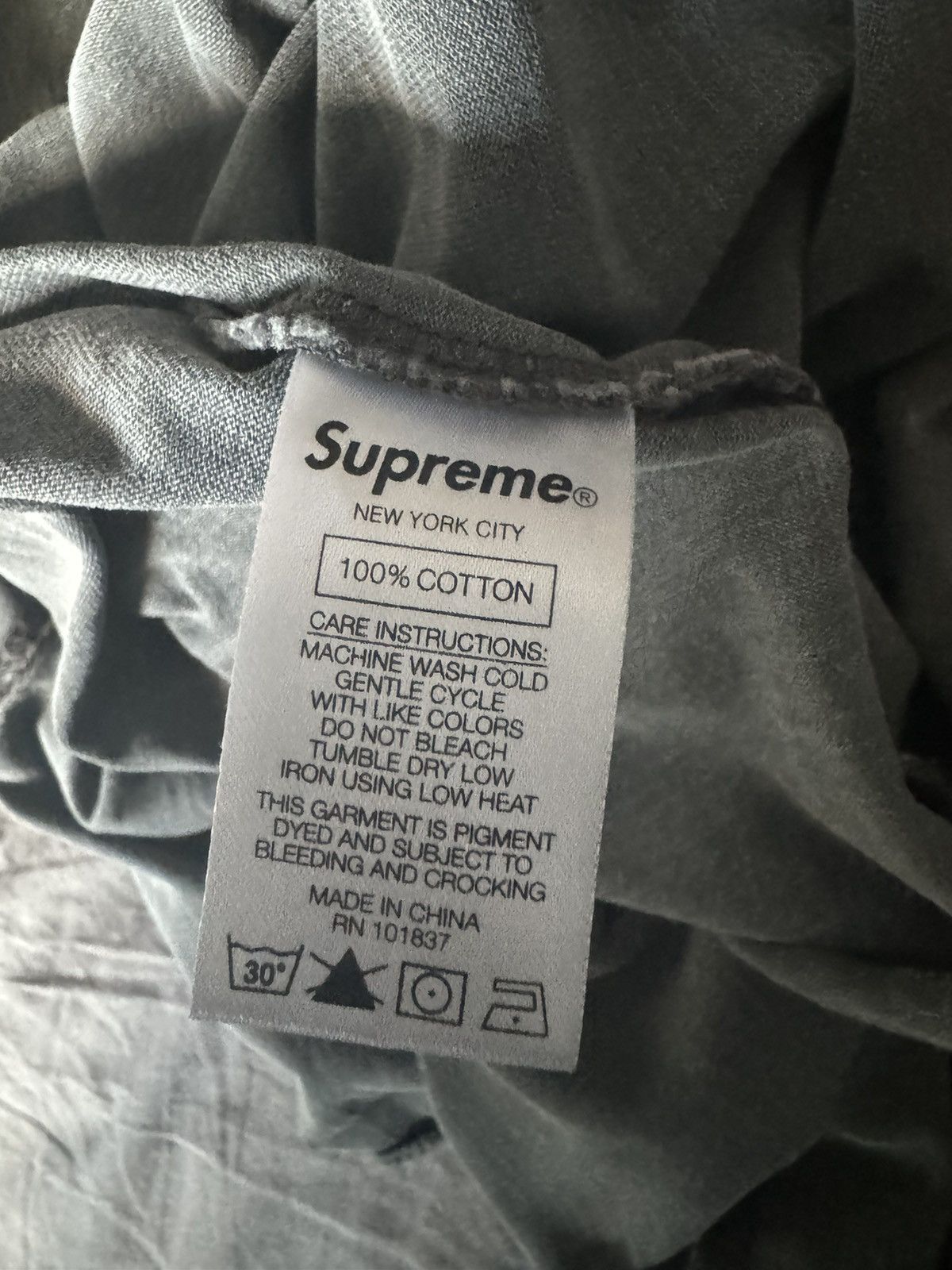 Supreme Supreme Overdyed Long Sleeve Shirt SS20 Relaxed Fit Size US L / EU 52-54 / 3 - 10 Thumbnail