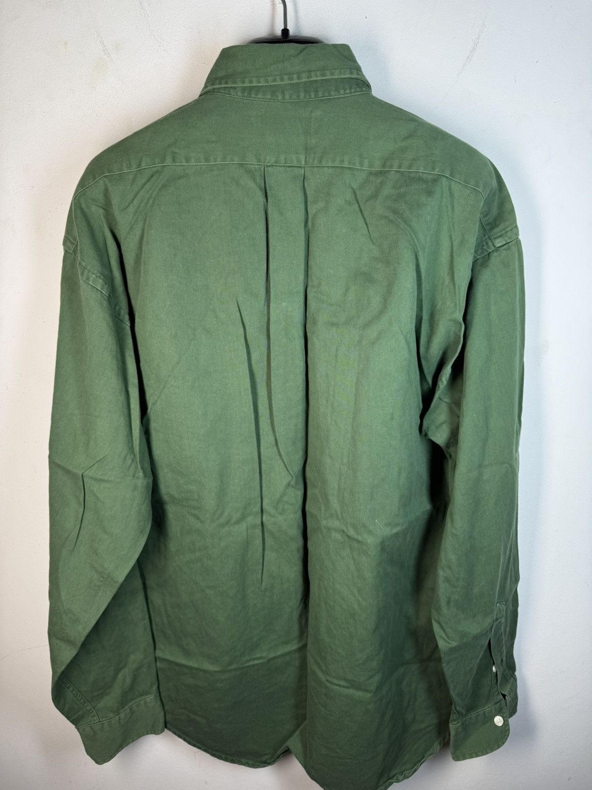 Yves Saint Laurent Green YSL Shirt Heavy Cotton YSL Denim Shirt Overshirt Size US M / EU 48-50 / 2 - 5 Thumbnail