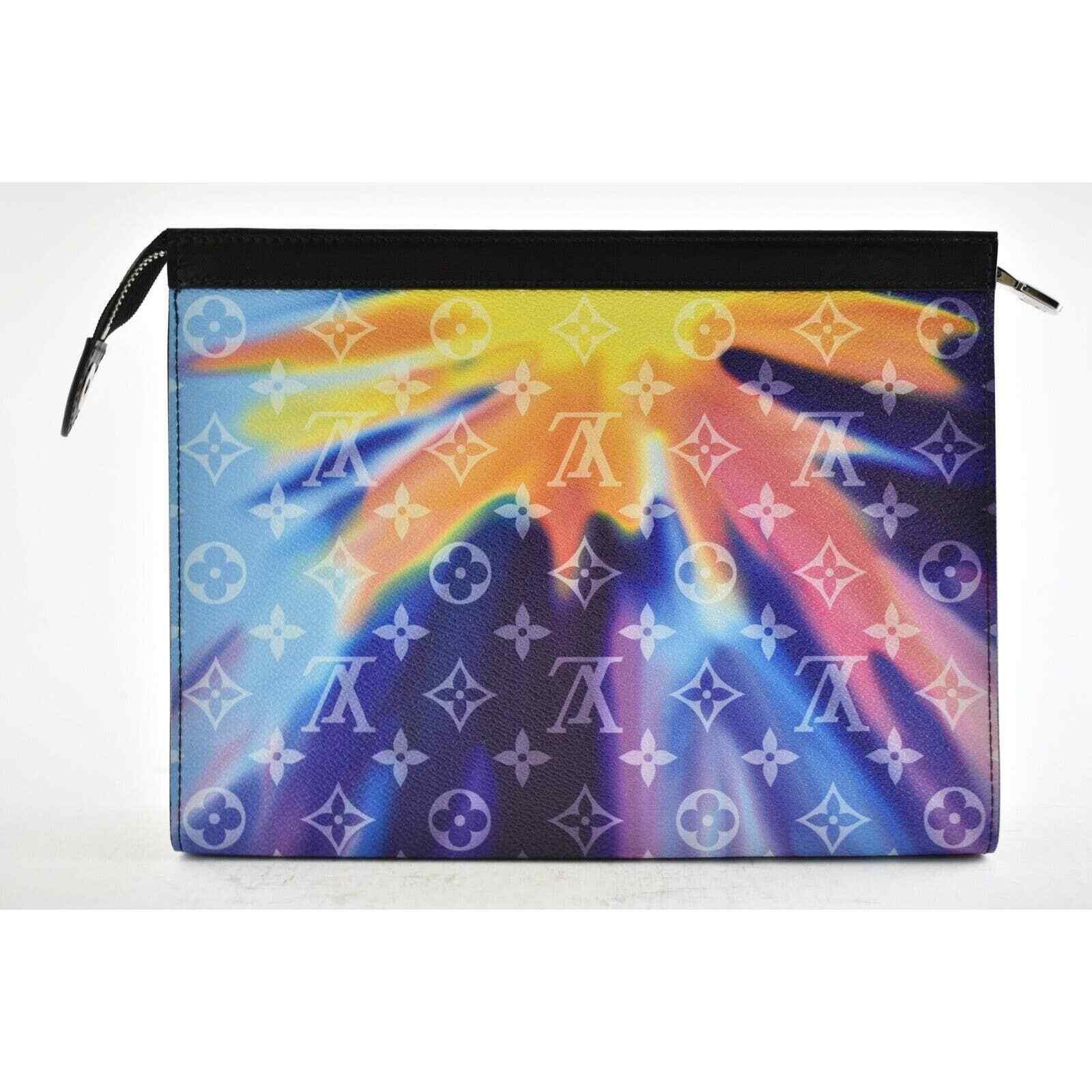 Louis Vuitton Louis Vuitton Pouch Monogram Sunset Dye Logo Clutch Bag Size ONE SIZE - 6 Thumbnail