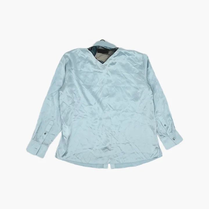 Alexander Wang Alexander Wang Blue Long Sleeve Shirt for Women - Size S / US 4 / IT 40 - 1 Thumbnail