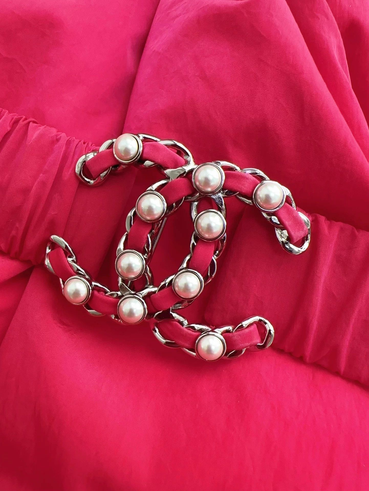 Chanel Chanel 19K Snowy Red Lapel Long Down Coat CC Belt 36 Size XS / US 0-2 / IT 36-38 - 4 Thumbnail