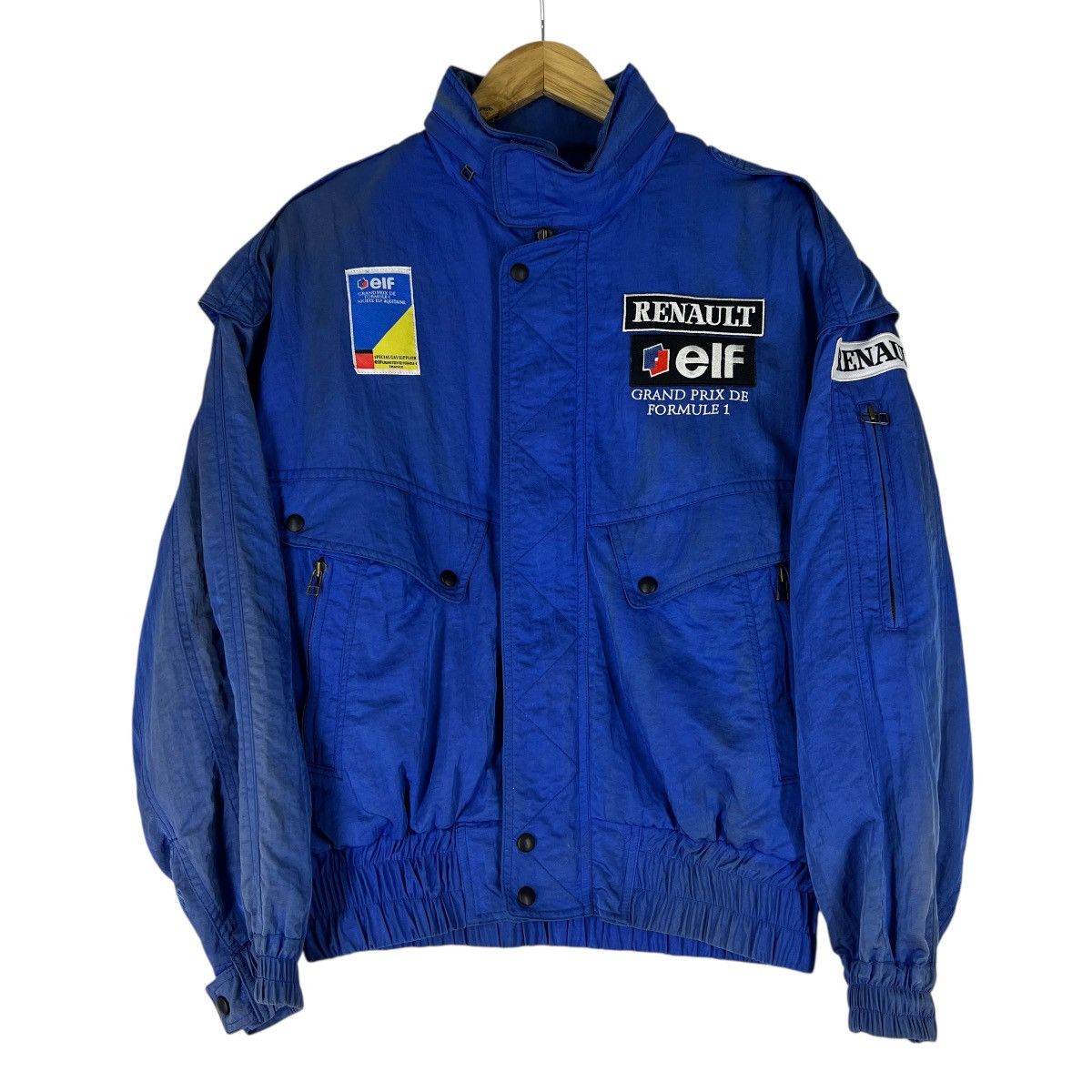 Formula 1 Vintage Renault Elf Grand Prix Formula 1 Bomber Jacket Size US L / EU 52-54 / 3 - 9 Thumbnail