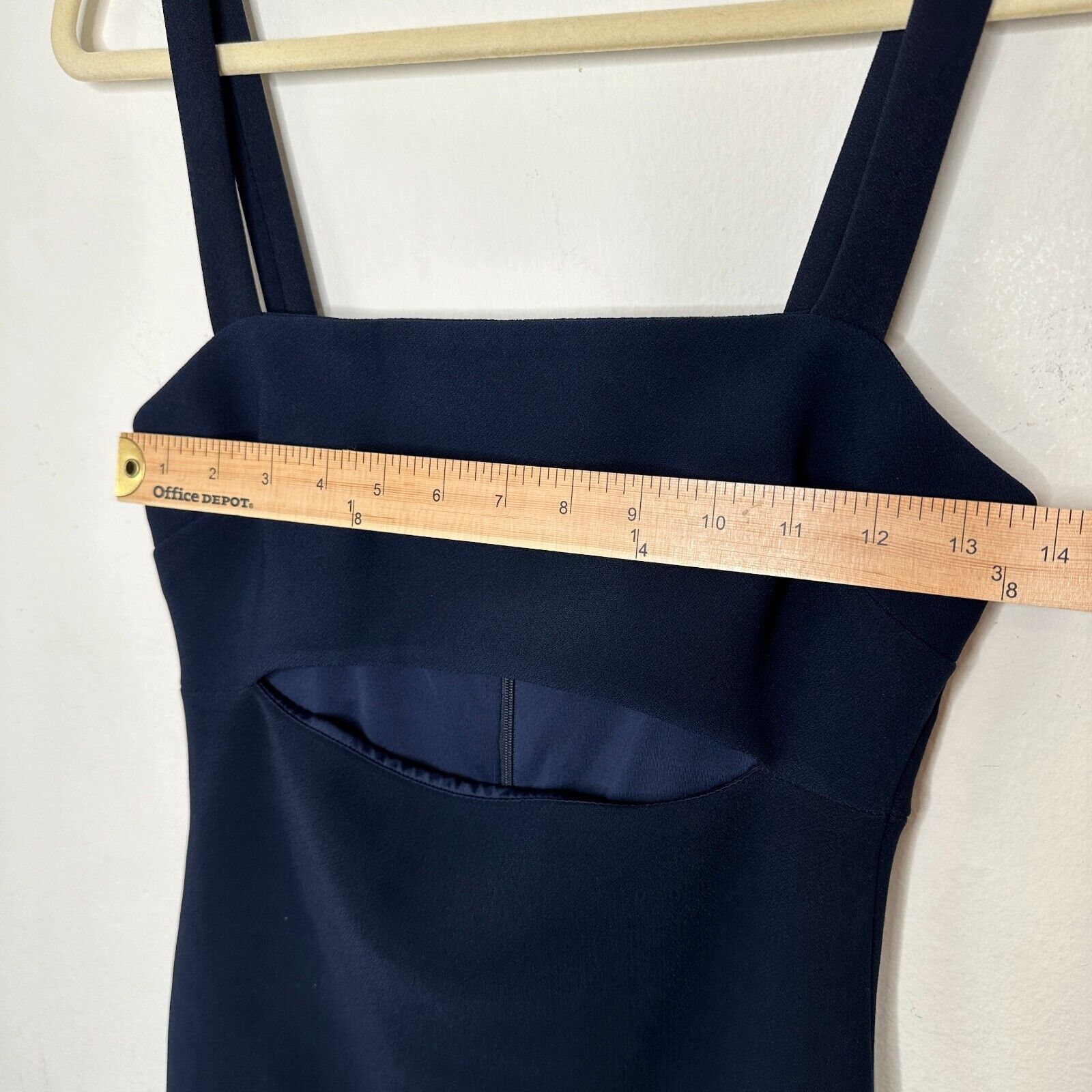 BEC + BRIDGE Bec + Bridge Navy Peek-A-Boo Midriff Cutout Zip Midi Dress 4 Size S / US 4 / IT 40 - 8 Thumbnail
