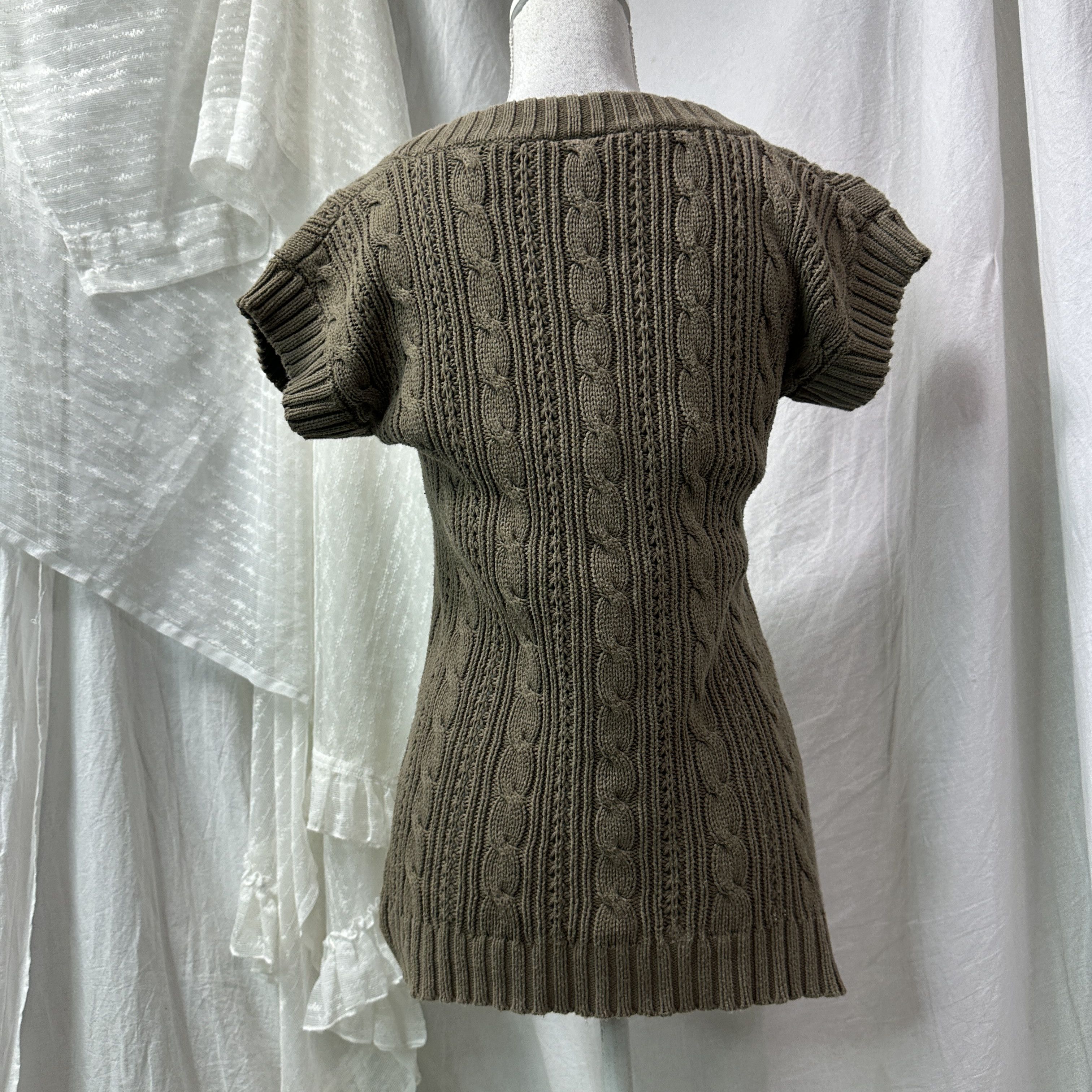 Vintage Vintage Big Buttons Button Up Sweater Cardigan Y2K Size M / US 6-8 / IT 42-44 - 6 Thumbnail